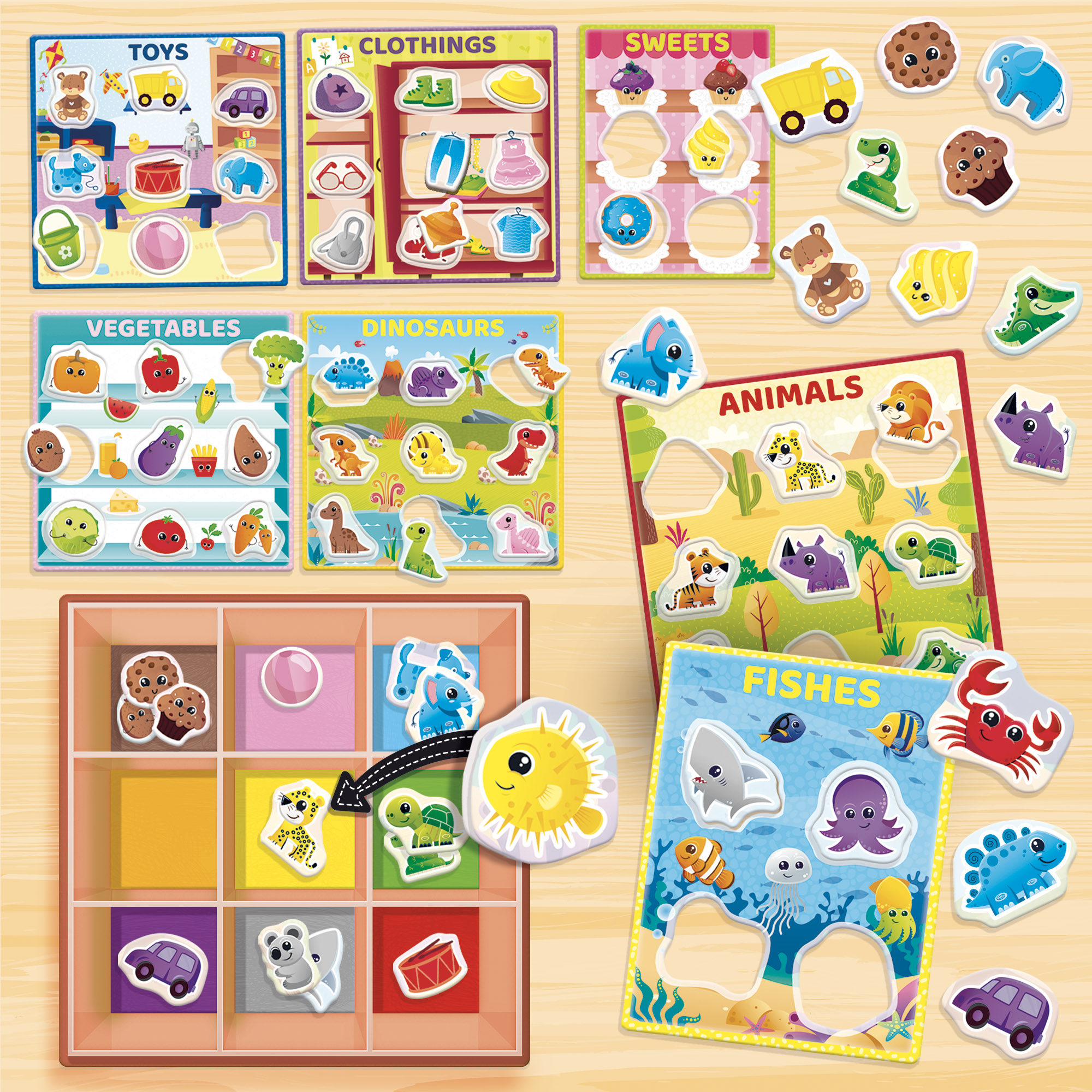 Lisciani Montessori Baby Box Colours gioco colori