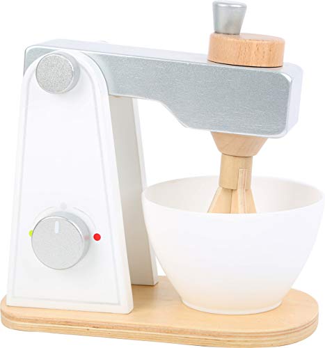 smallfoot 10595 sbattitore cucina bambini legno con ciotola