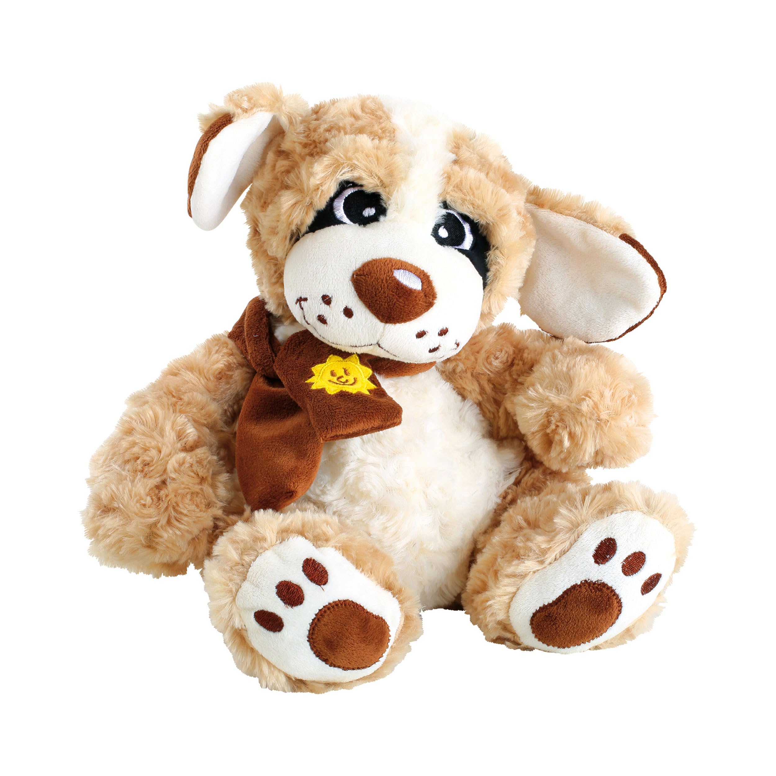 smallfoot Cuddly peluche cane morbido 30 cm con sciarpa