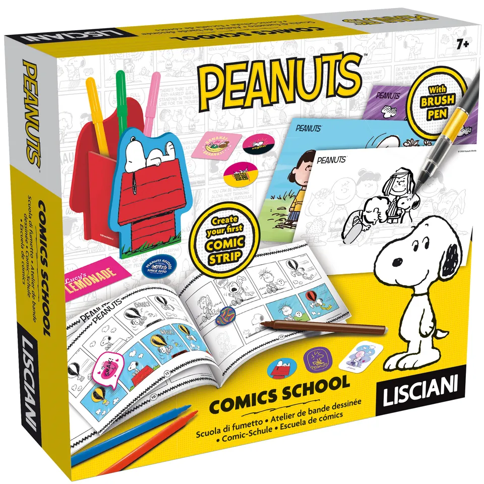 Lisciani Peanuts Comics School quaderno fumetto bambini