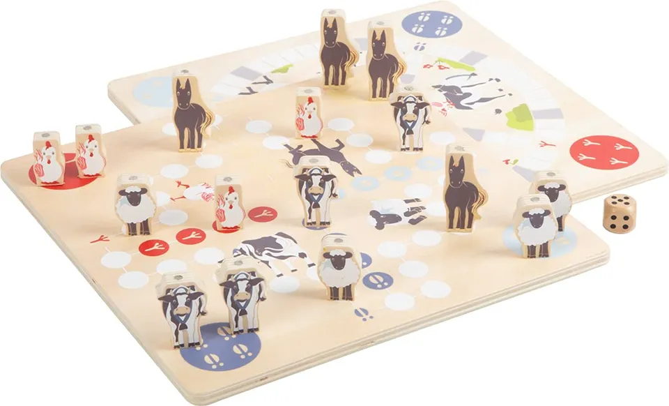 smallfoot 12228 4 friends collezione giochi tavolo fattoria