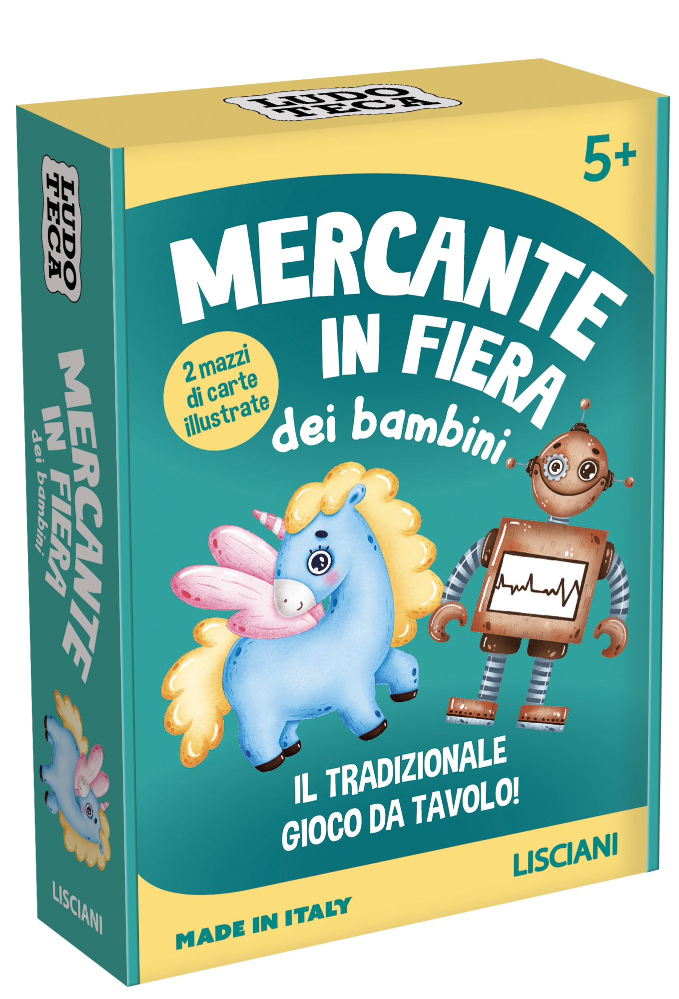 Lisciani Ludoteca Mercante in Fiera carte bambini Bambi