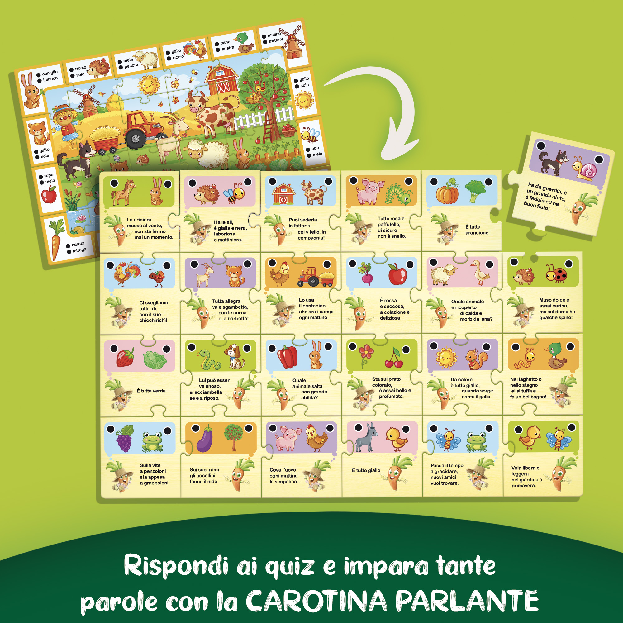 Lisciani Carotina Penna Parlante Giochi Fattoria gioco bambini