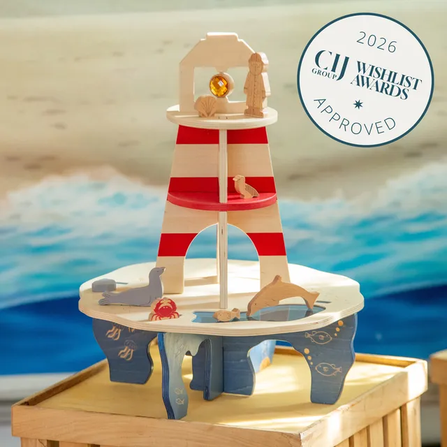 Tickit Lighthouse Island playset legno faro 9 pezzi