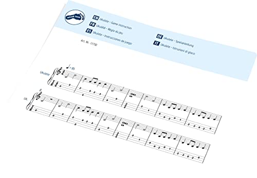smallfoot 11750 ukulele legno corde nylon bambini