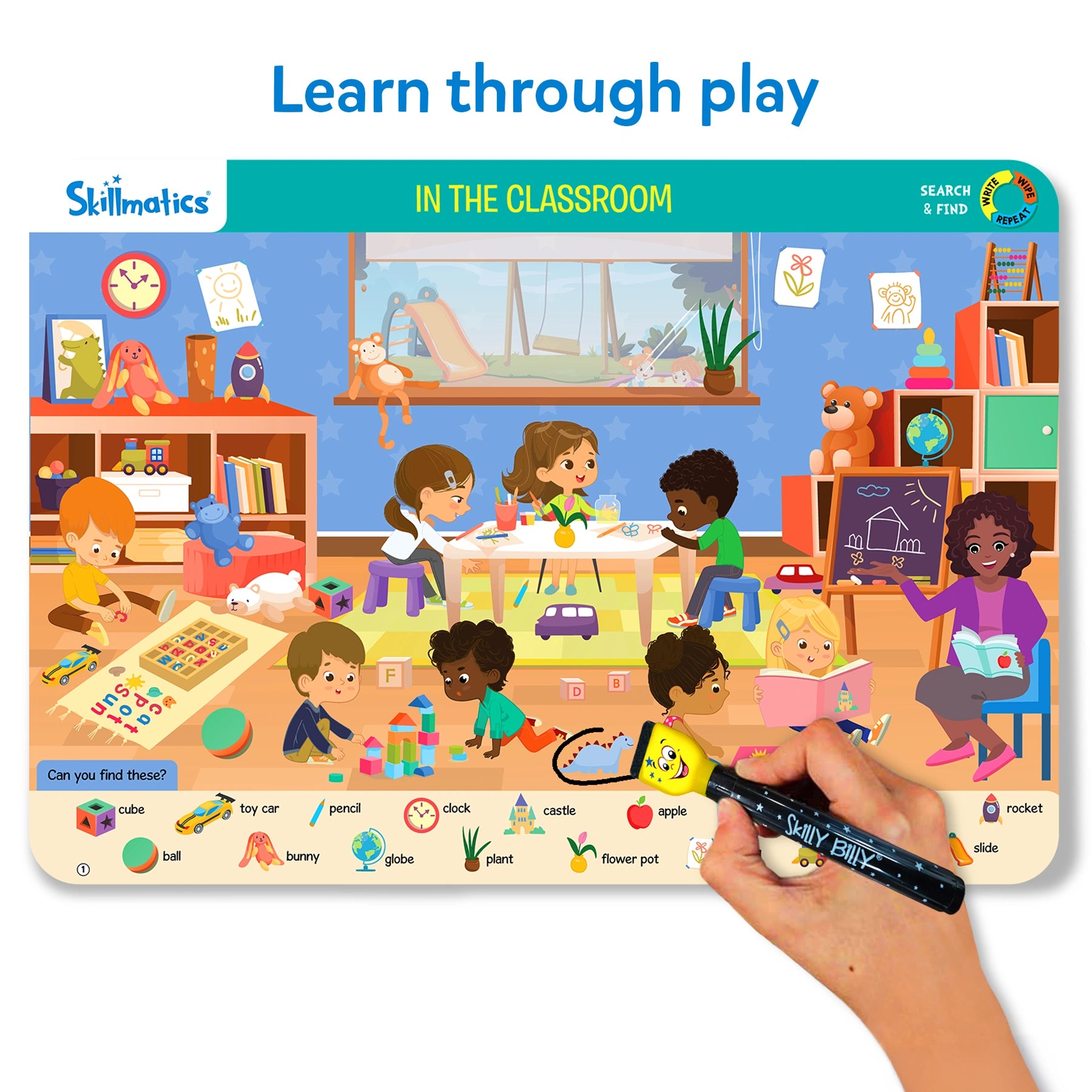 Skillmatics Search and Find Megapack tappetini 20 attività