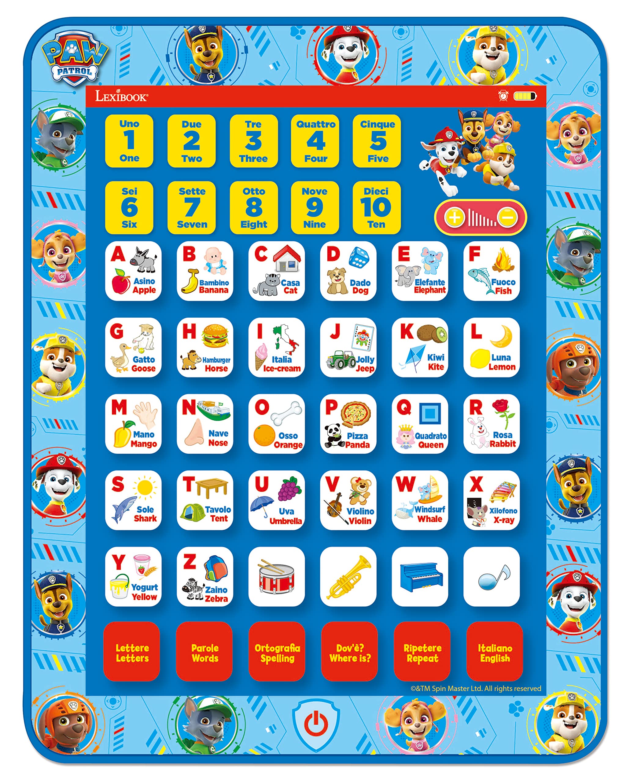 Lexibook Paw Patrol JCPAD002PAi5 tablet bilingue
