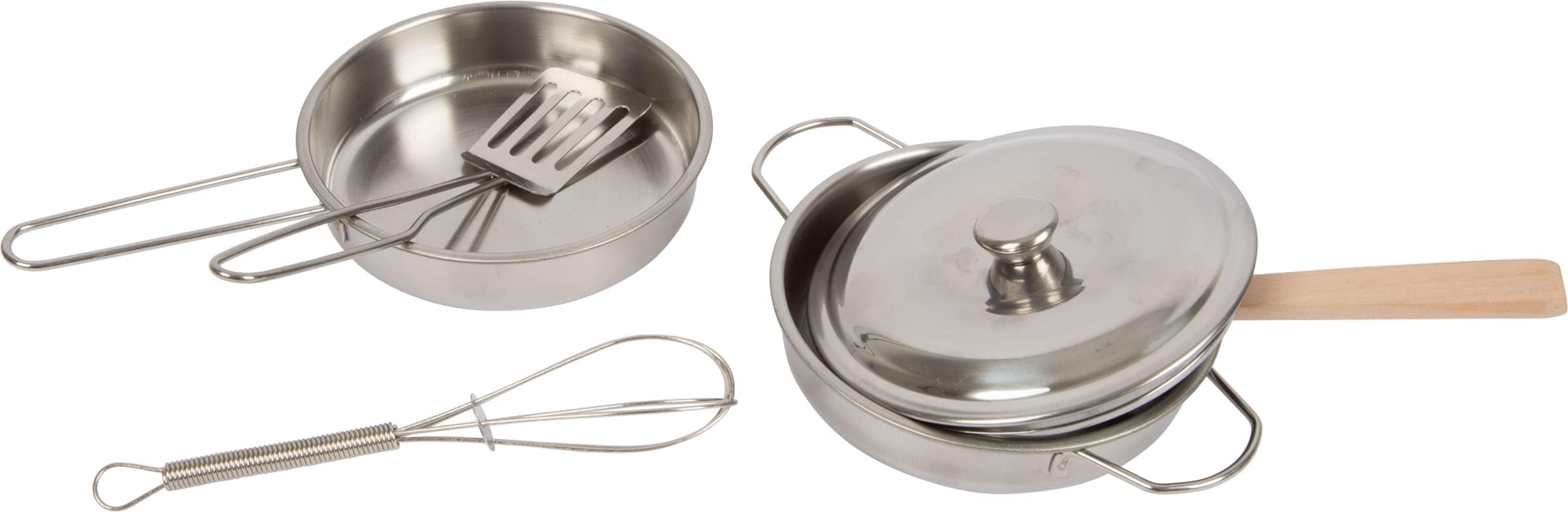 smallfoot set cucina gioco in legno con grembiule 9 pezzi