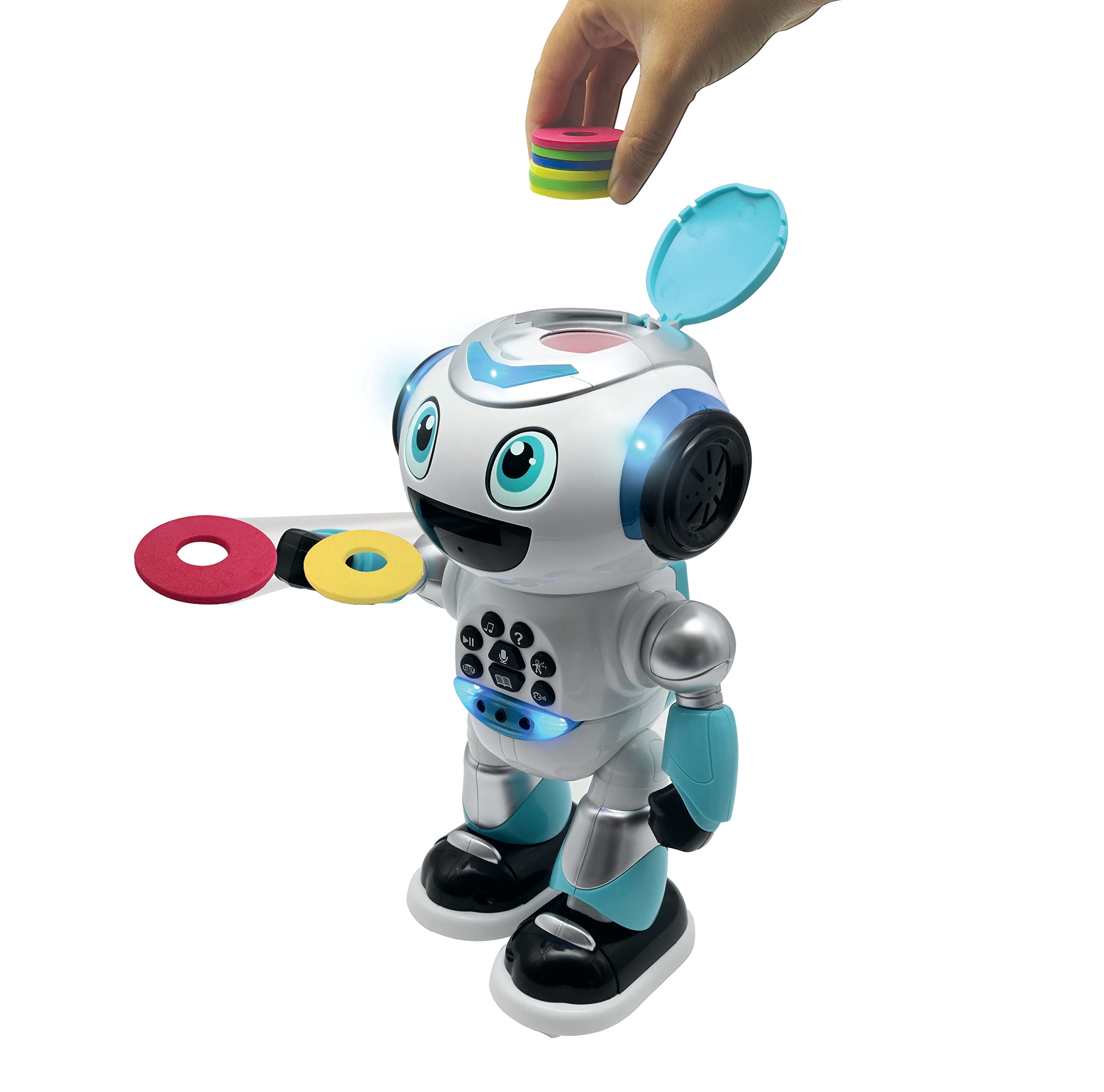 Lexibook Powerman Advance robot interattivo bianco programmabile