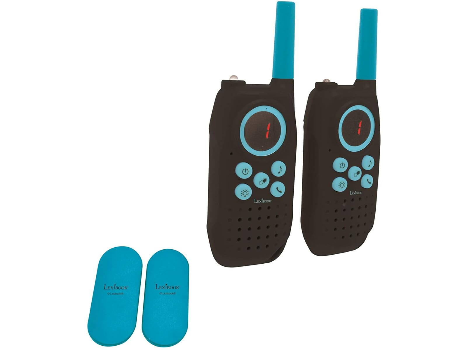 Lexibook TW42 Walkie Talkie Blu 5 km con Torcia 2 Pezzi