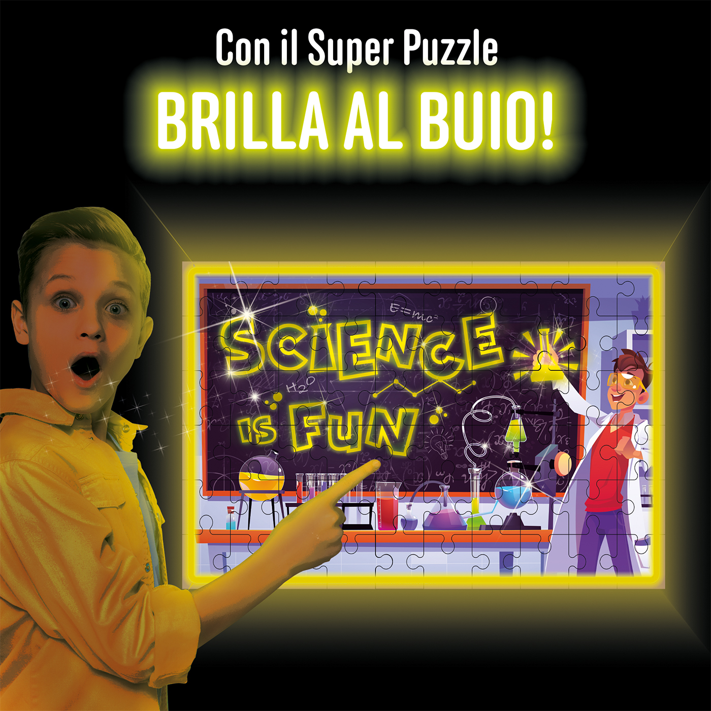 Lisciani I'm a Genius Laboratorio del Buio kit scientifico