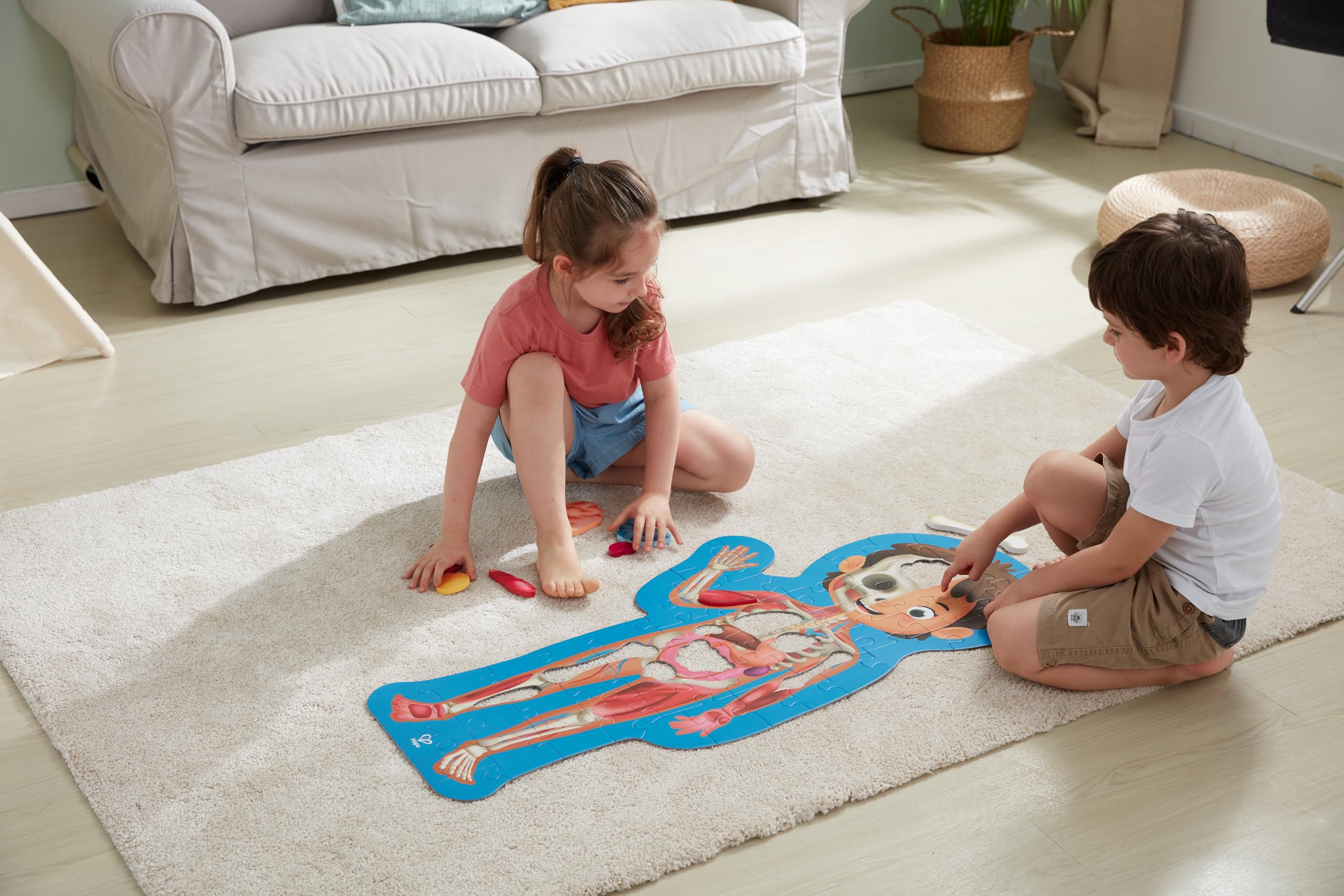 Hape Corpo Umano Puzzle 50 Pezzi da 4 Anni