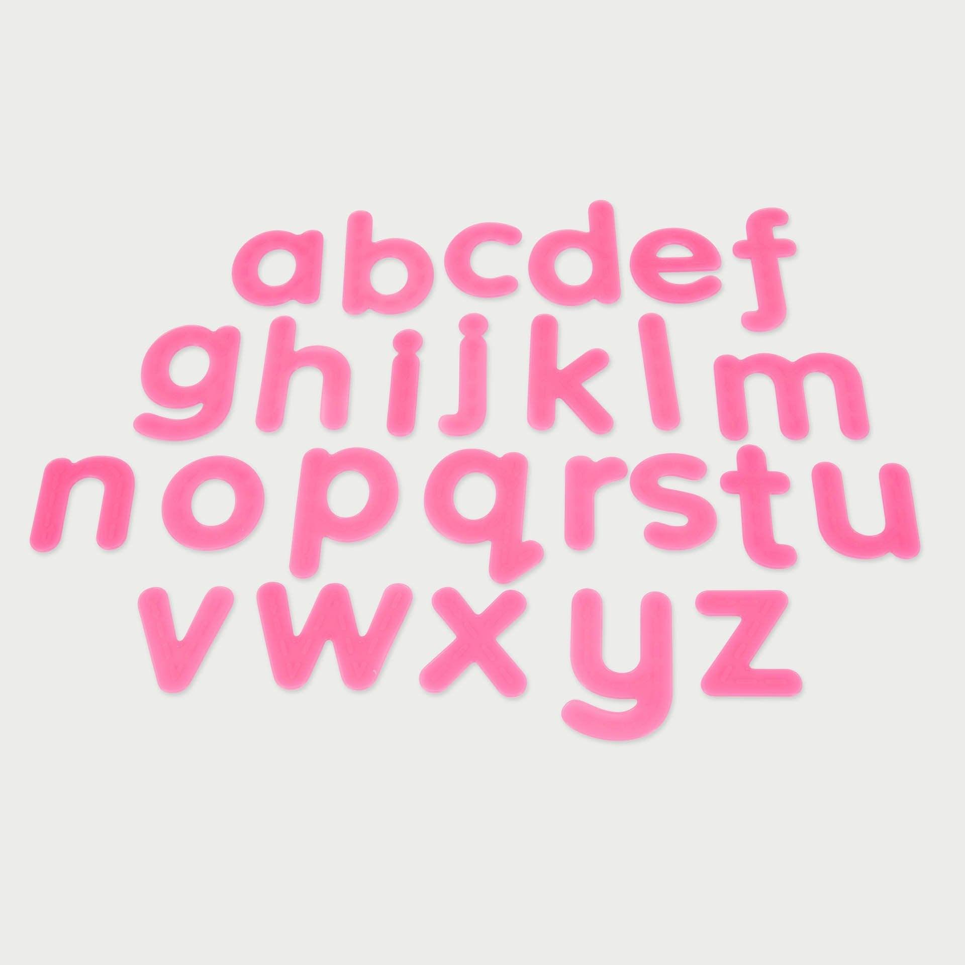 Tickit SiliShapes Trace Alphabet lettere rosa tattili