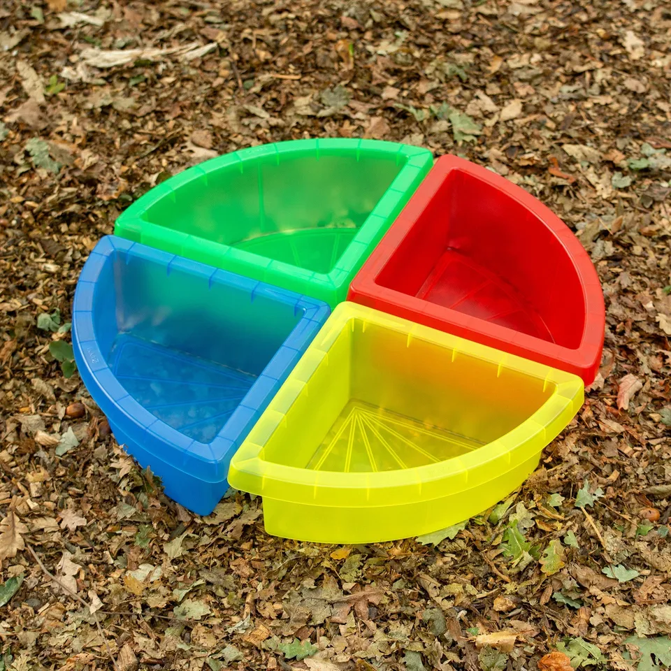 Tickit Discovery Colour Quadrant vassoi sensoriali 4 pz sabbia acqua