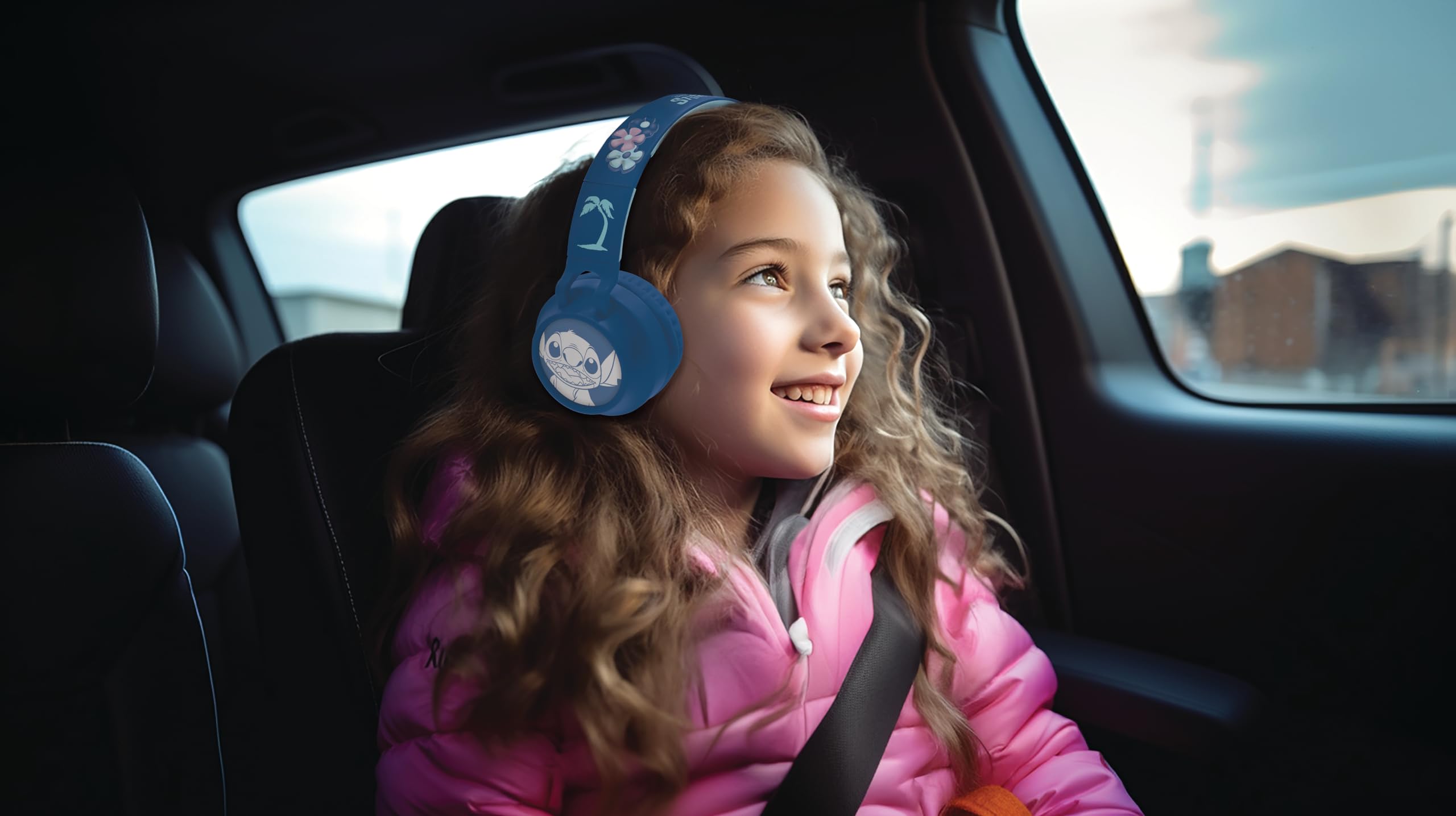 Lexibook Disney Stitch HPBT015D cuffie bambini wireless