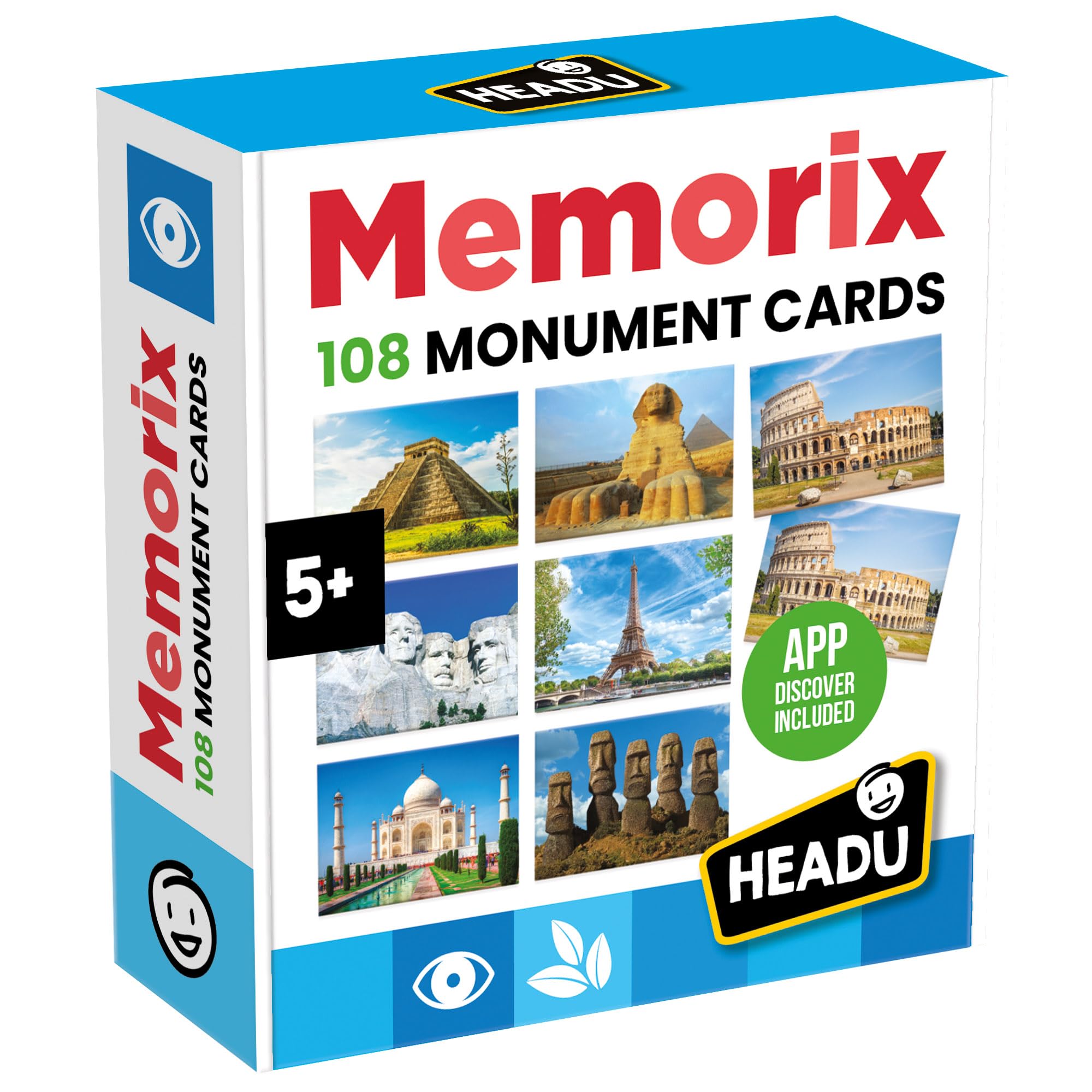 Headu Memorix 108 Memory Animali Carte 5-7 Anni