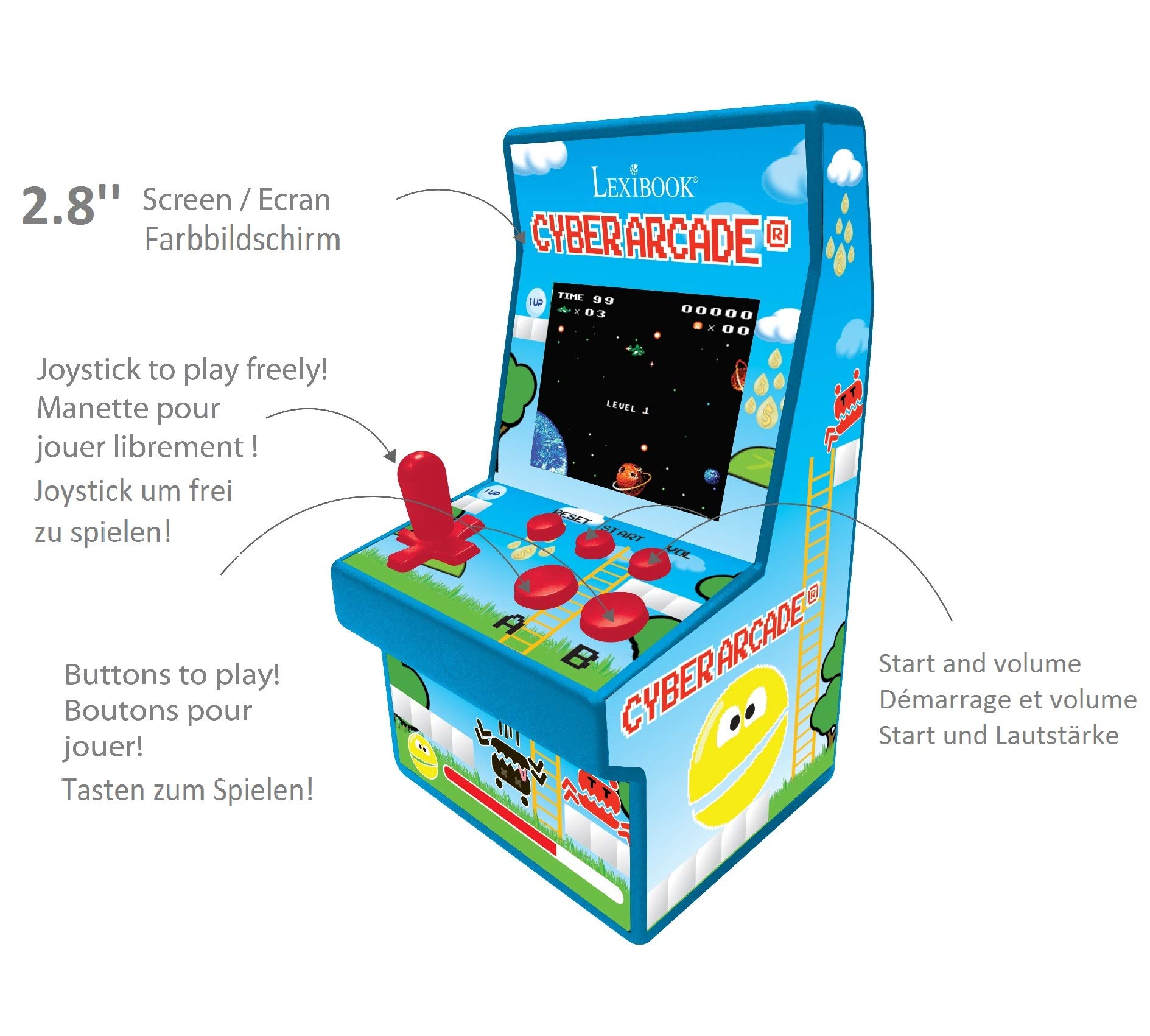 Lexibook Cyber Arcade JL2940 console portatile 200 giochi