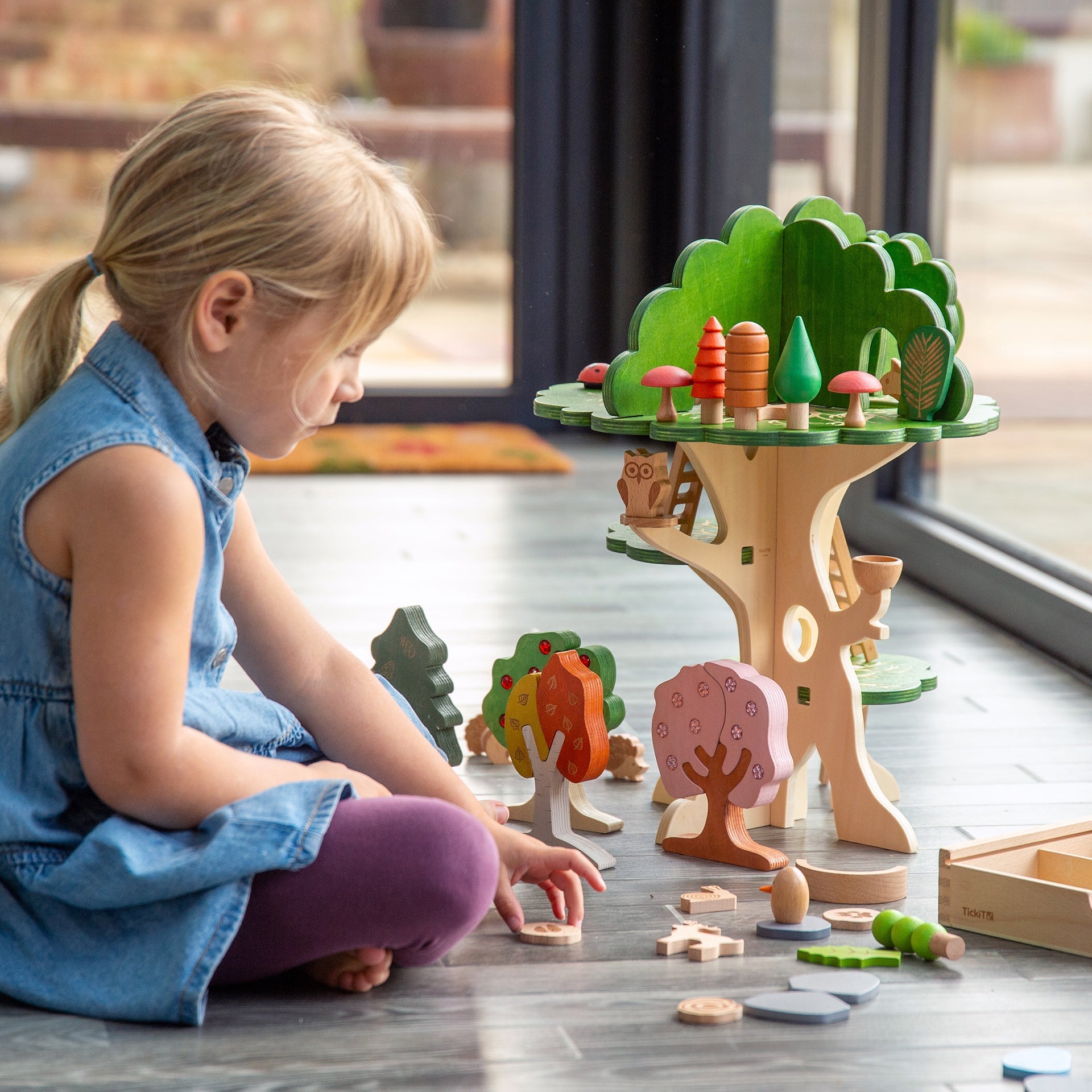 Tickit Woodland Trail Treehouse casetta albero legno