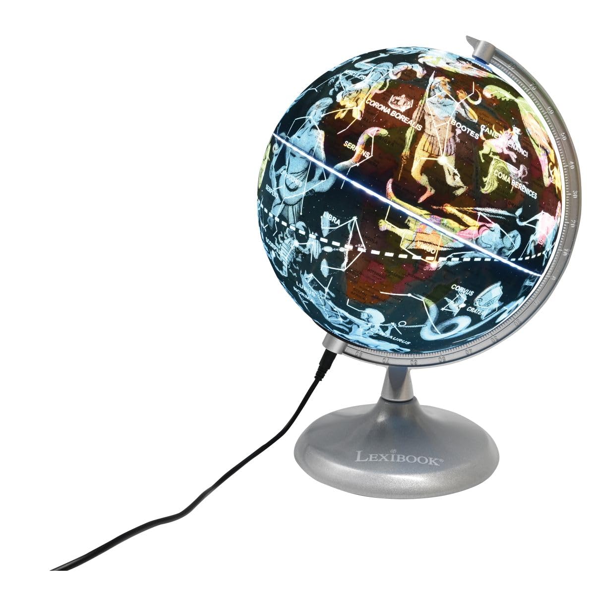 Lexibook Luminous Planetarium NLJ185EN globo giorno notte