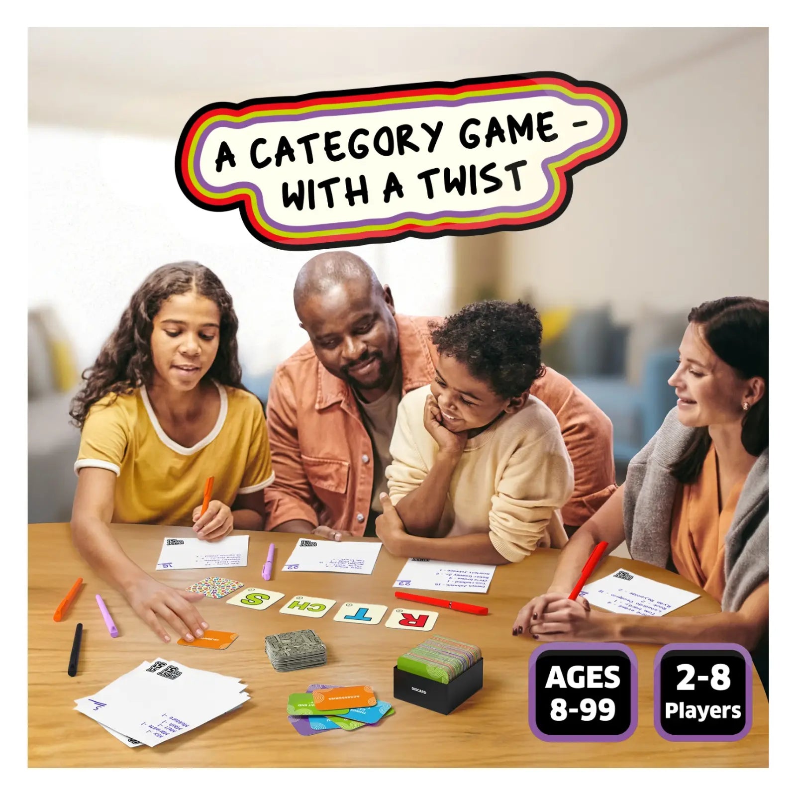 Skillmatics First to 5 gioco di società parole e lettere