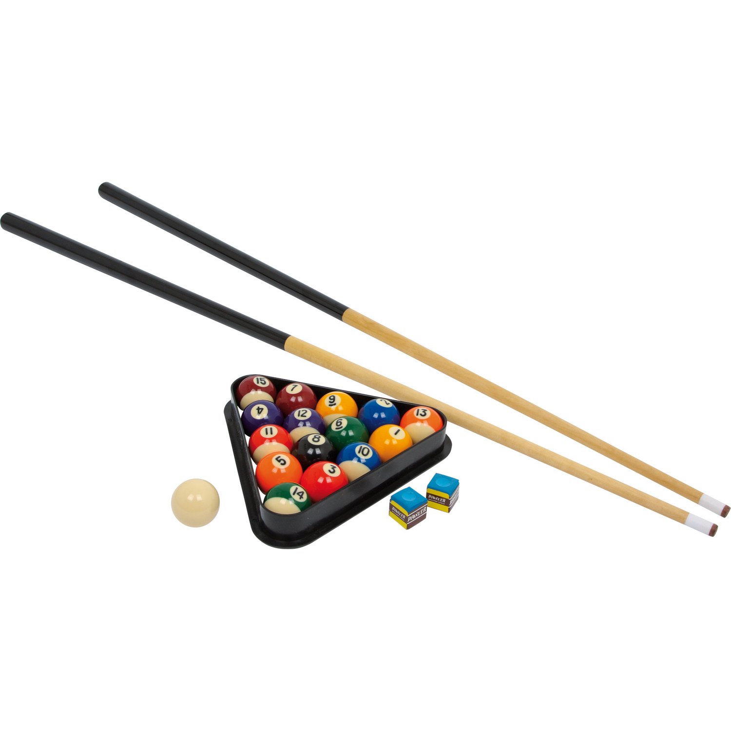 smallfoot biliardo tavolo con accessori 16 palle bambini