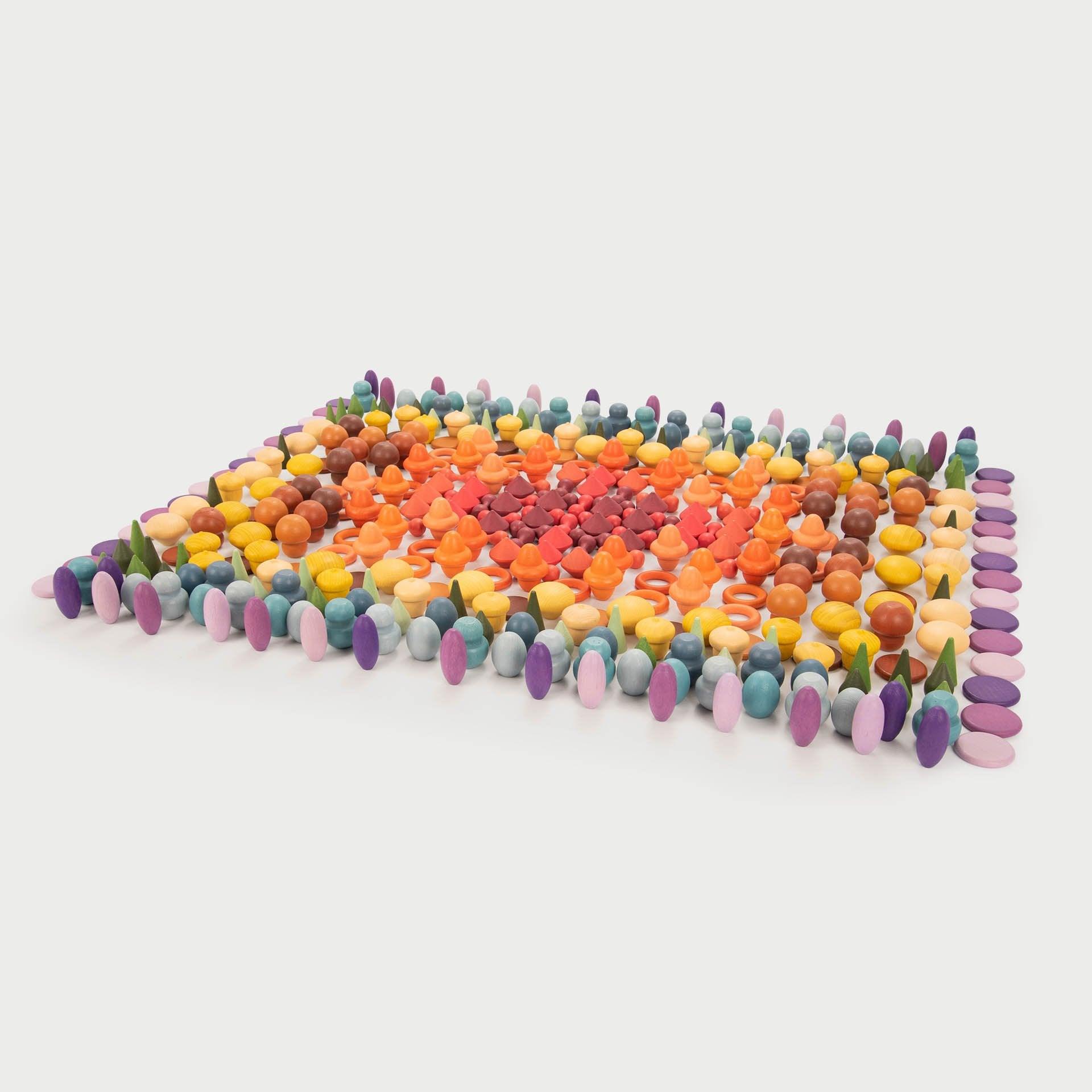 Tickit Wooden Treasures Super Set loose parts 420 pezzi legno
