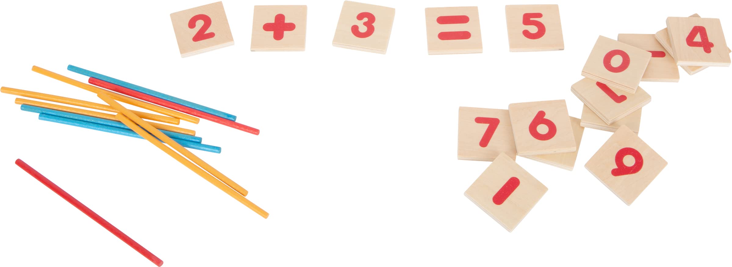 smallfoot Matematica Elementare 11740 scatola calcoli legno