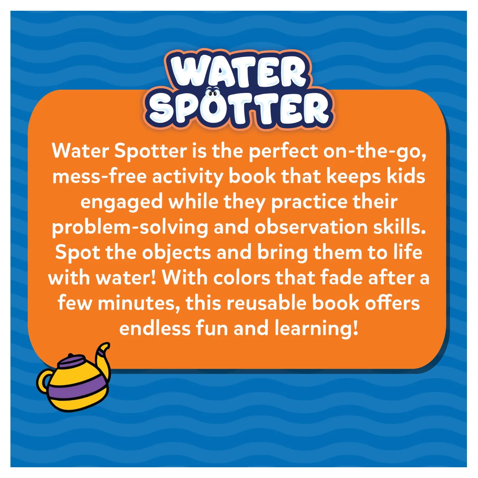 Skillmatics Seek & Splash Around the House libro acqua 4-8 anni