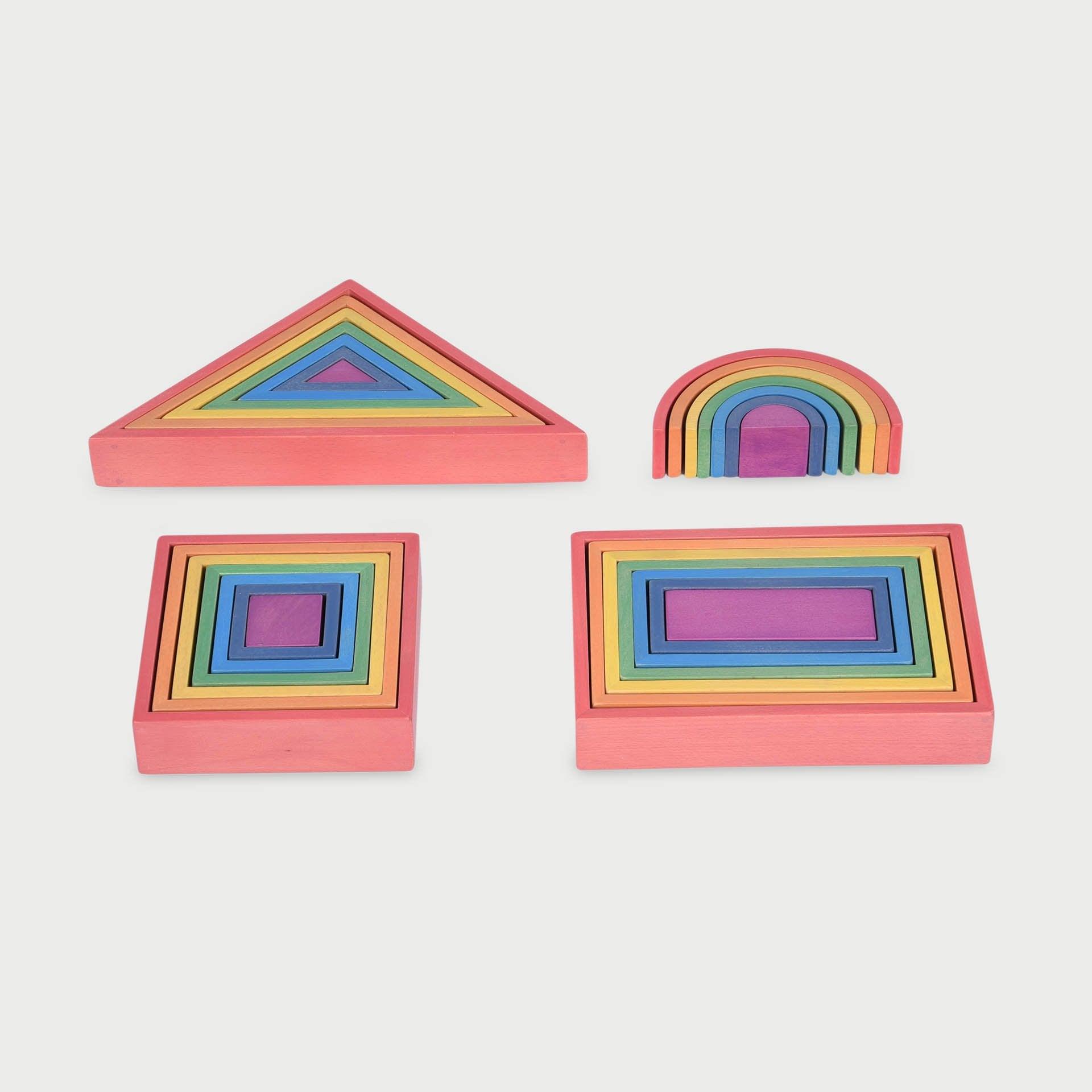 Tickit Rainbow Architect Set costruzioni 7 colori