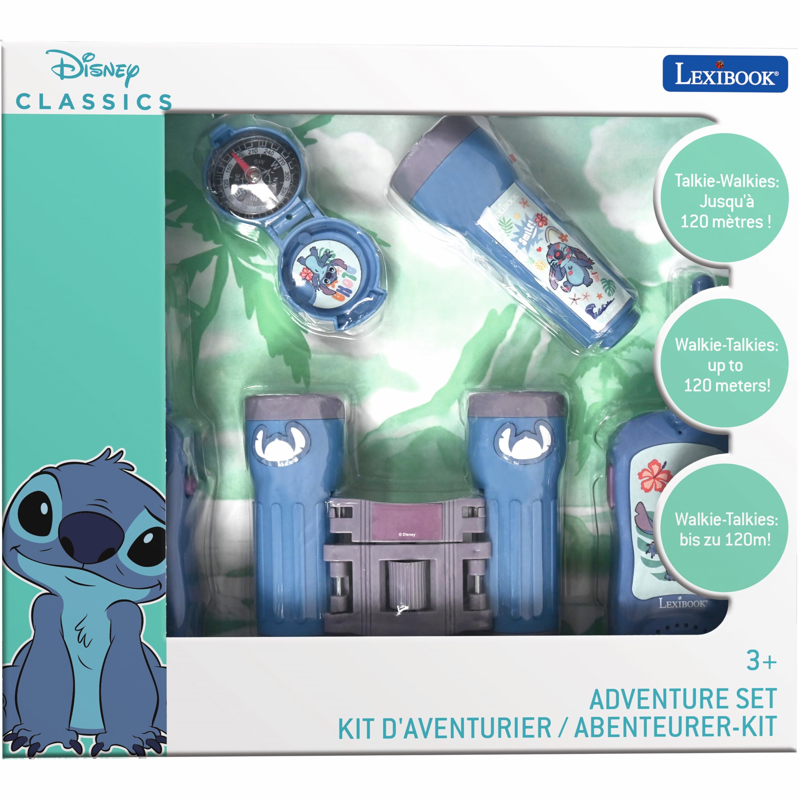 Lexibook Stitch RPTW12DLXB set avventuriero blu/viola 120 m