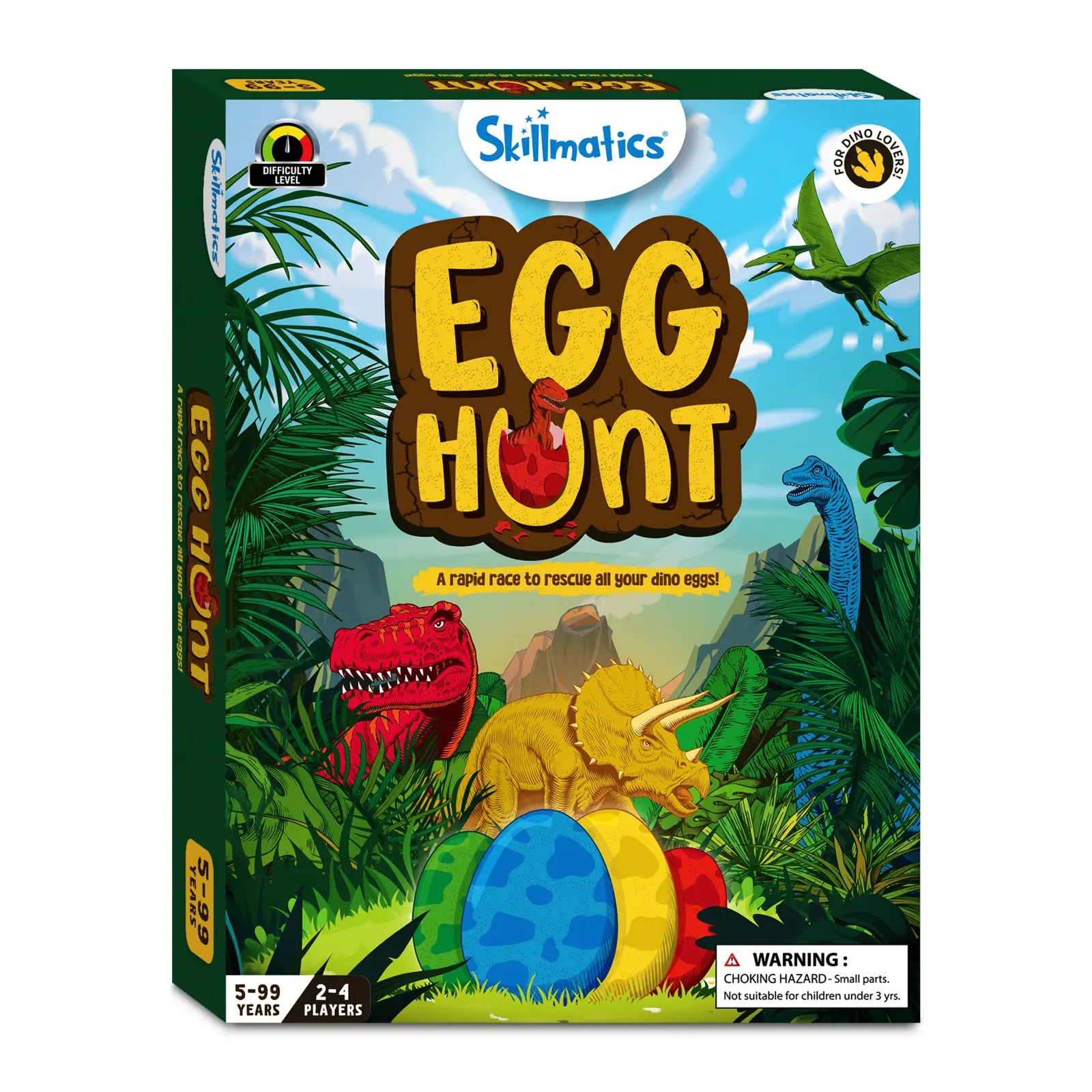 Skillmatics Egg Hunt Dinosauri gioco memoria 5+ anni