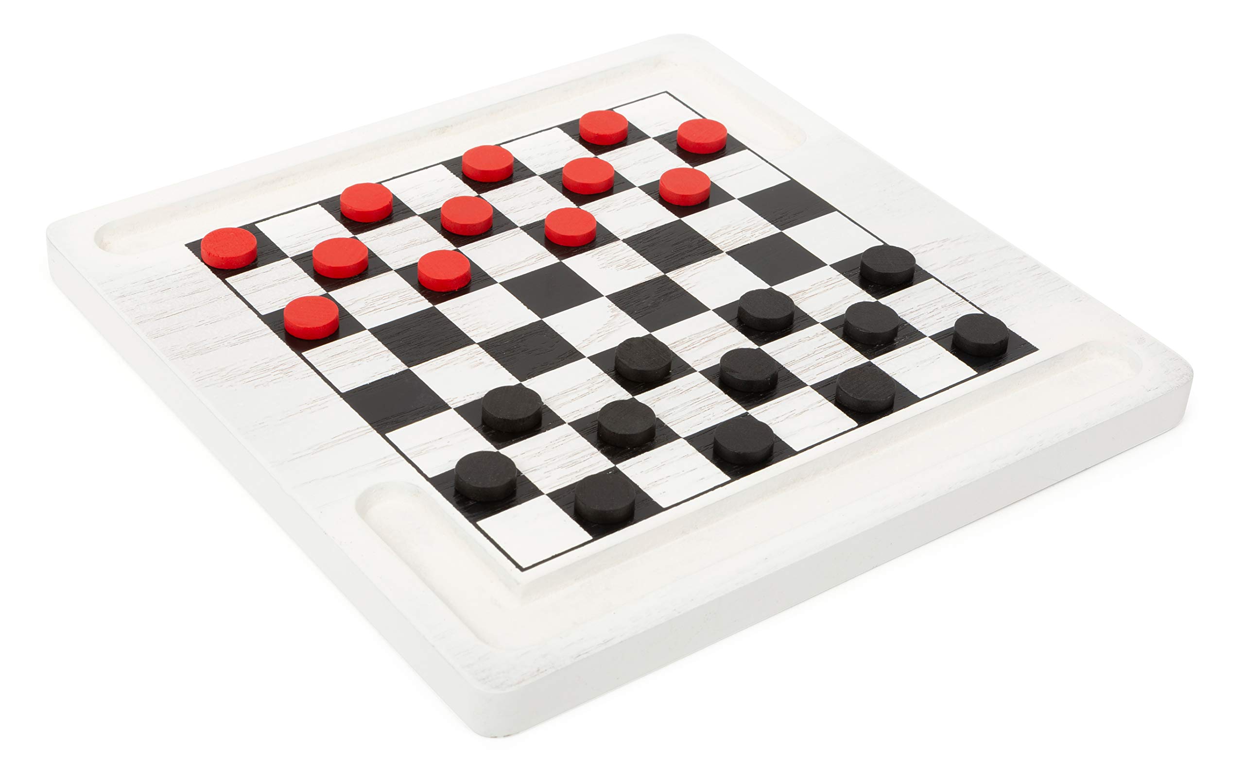 small foot 11395 scacchi e dama gioco in legno mini