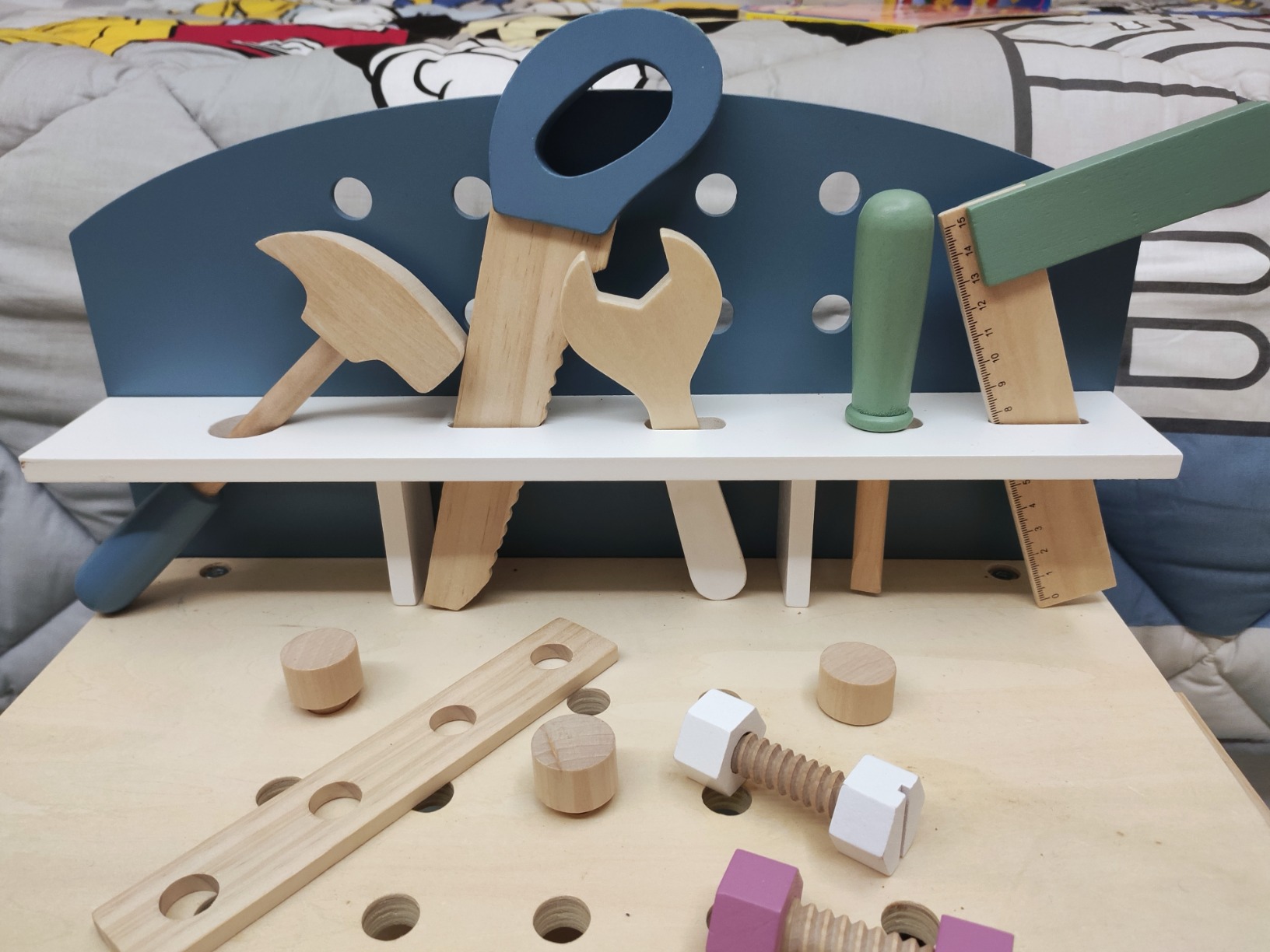 smallfoot Nordic banco da lavoro compatto legno bambini