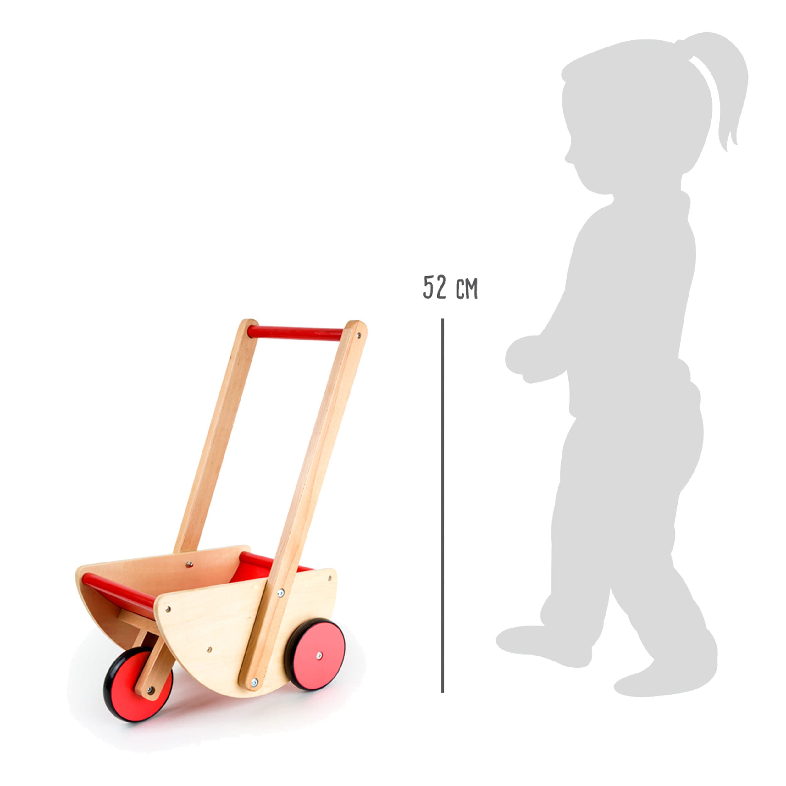 smallfoot 10217 carrozzina bambole legno 3 ruote