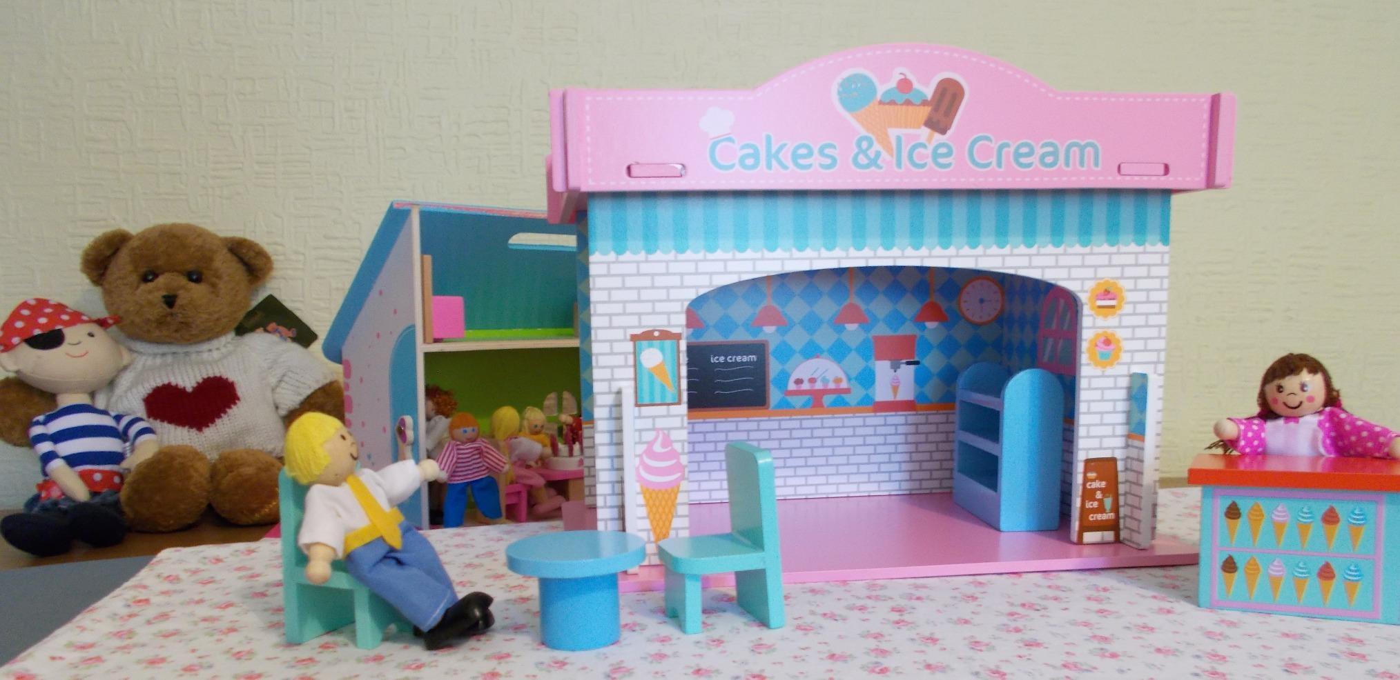smallfoot 10855 Gelateria casa legno gioco 2 personaggi