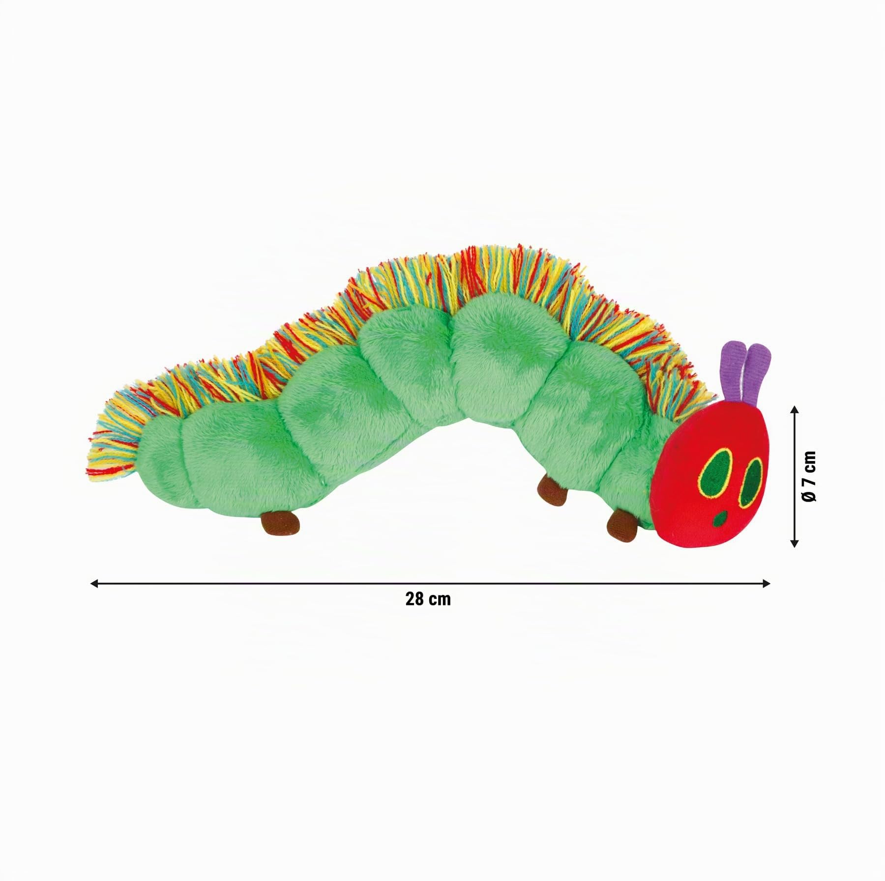 smallfoot Bruco Maisazio peluche 28 cm morbido