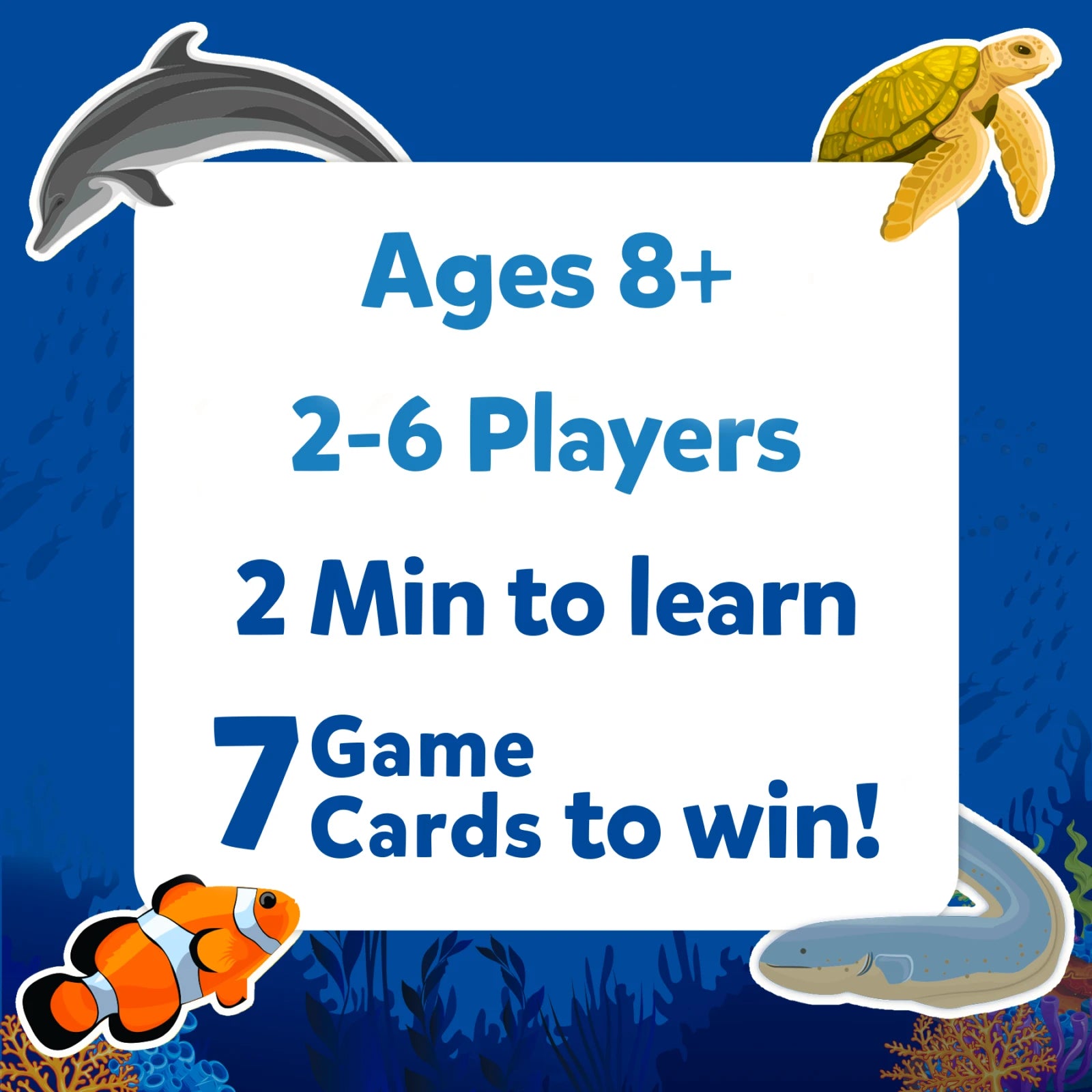 Skillmatics Guess in 10 Underwater Animals gioco quiz 8+ anni