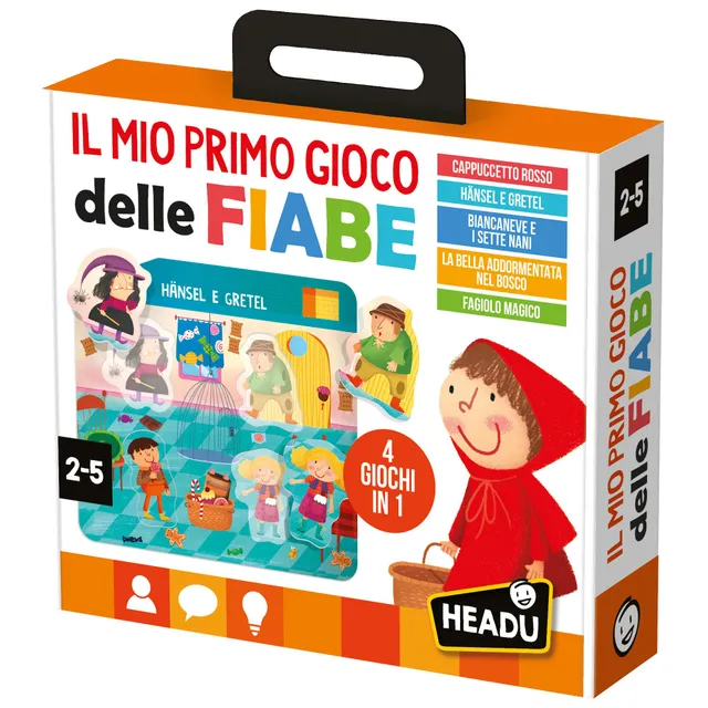 Headu Mio Primo Gioco Fiabe gioco 4 in 1 2-5 anni