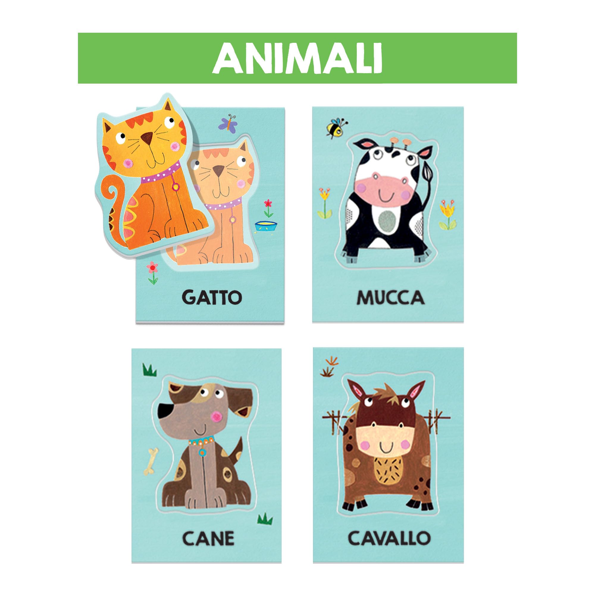 Headu Baby Flashcards Montessori Prime Parole flashcards 1-3 anni