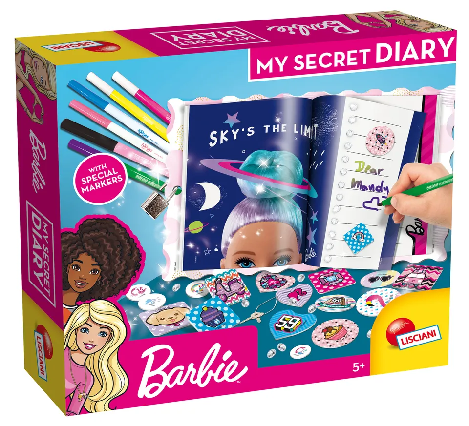 Lisciani Barbie My Secret Diary diario segreto con lucchetto
