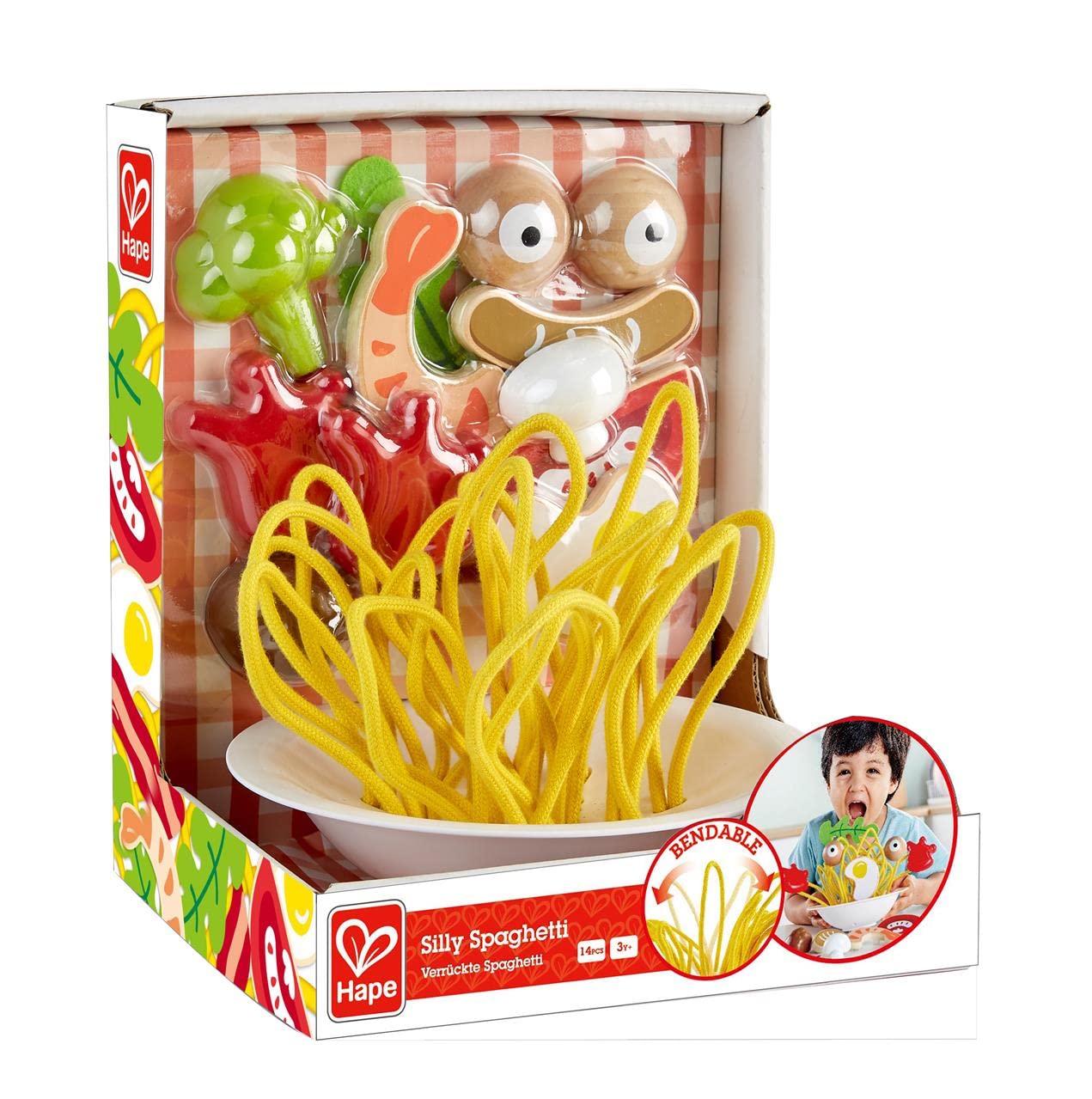 Hape E3165 Spaghetti Pazzi gioco creativo da 3 anni