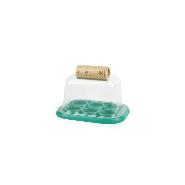 Hape Nature Fun serra giocattolo bambini 4 anni vasi carta