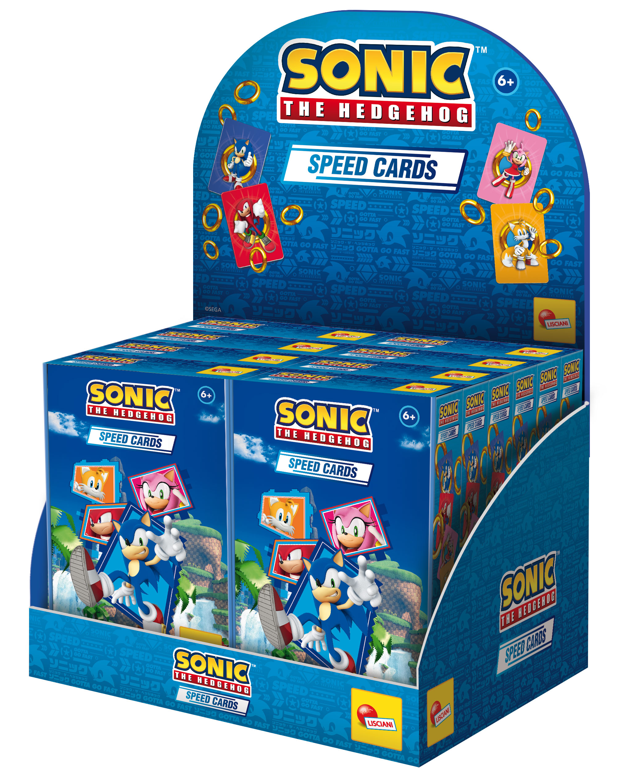 Lisciani Sonic Speed Cards gioco di carte per bambini