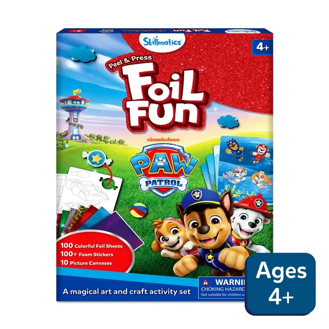 Skillmatics Foil Fun PAW Patrol kit creativo foil 10 scene