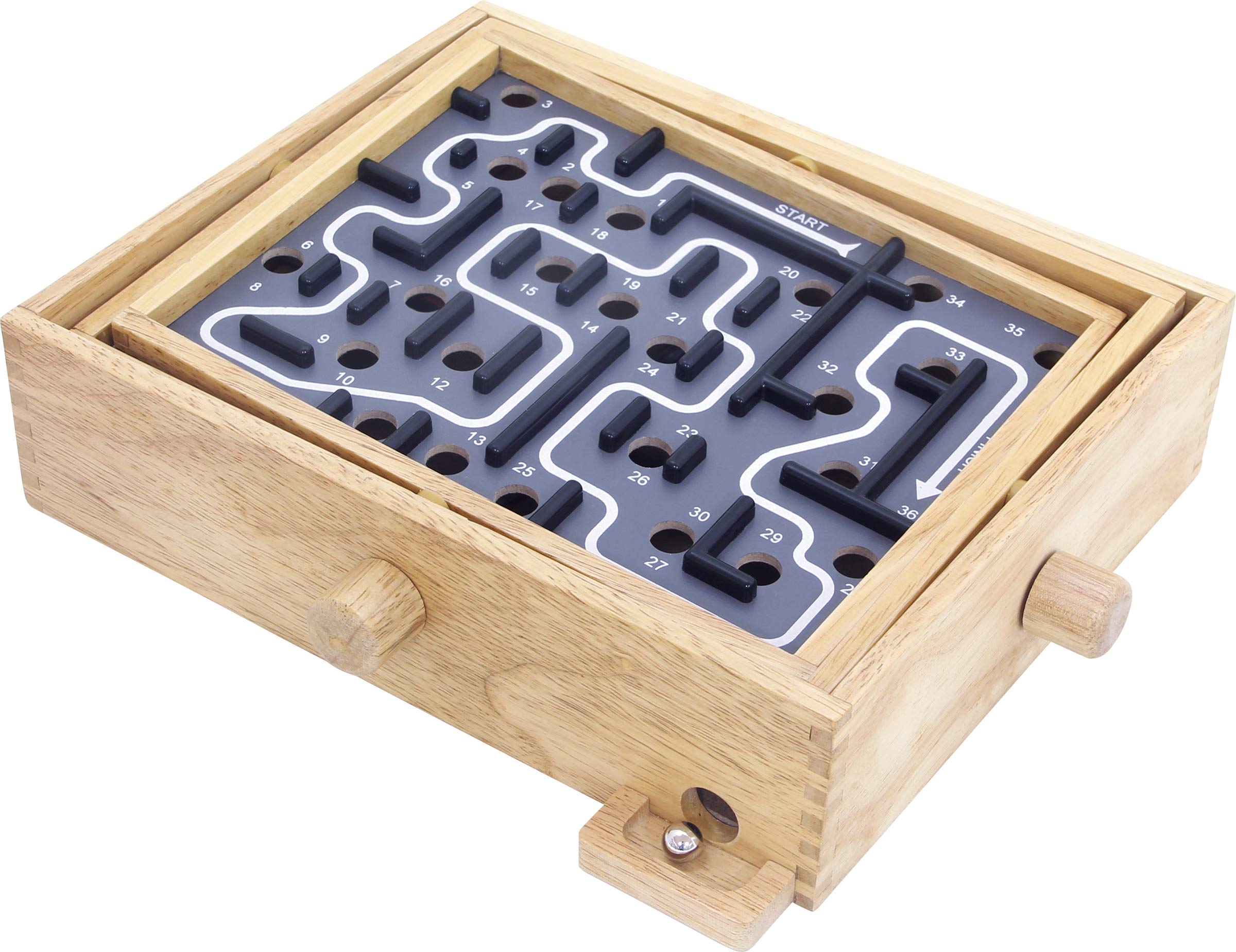 small foot Labirinto gioco abilità legno con manopole