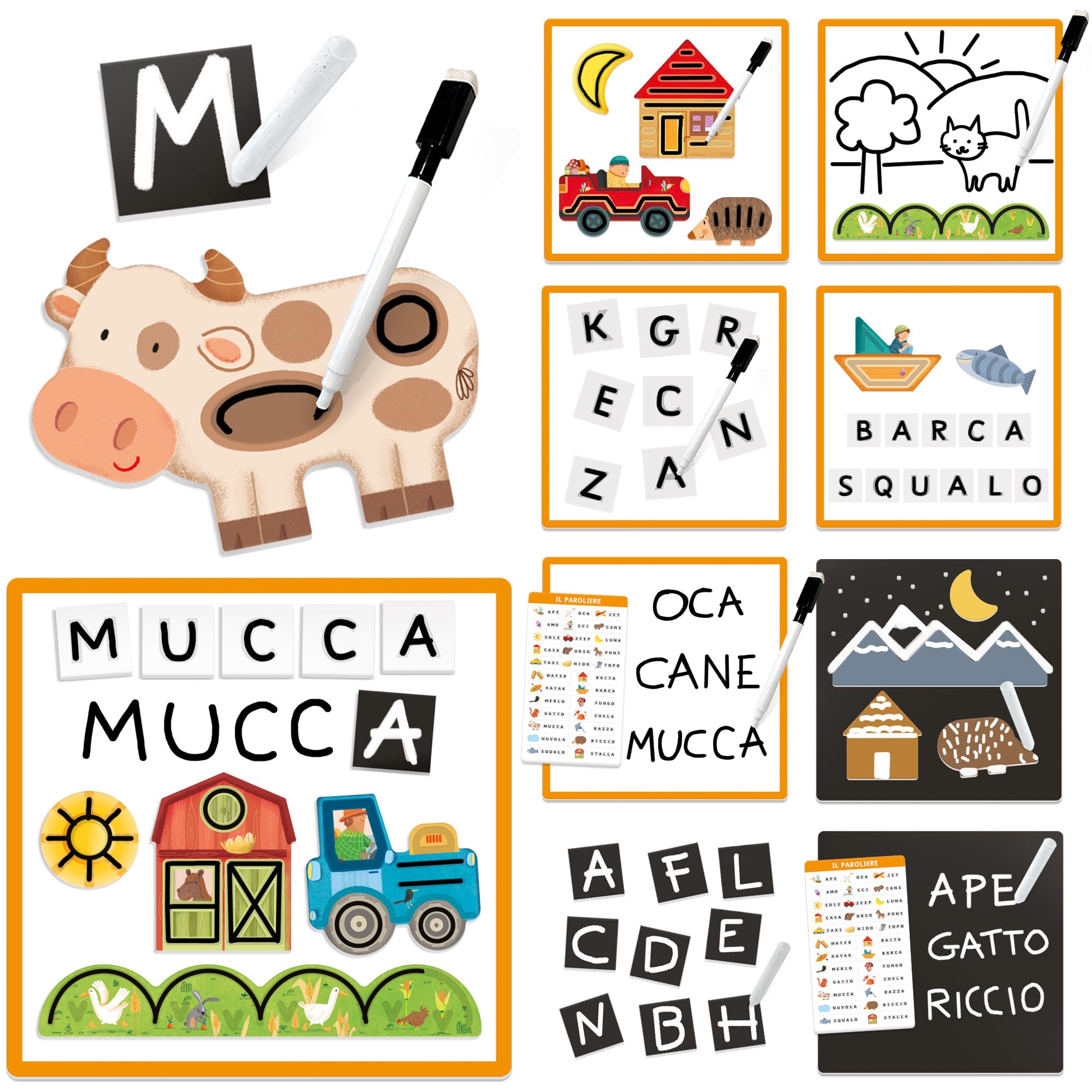 Headu Disegno e Scrivo IT61305 gioco prescrittura 3-6 anni