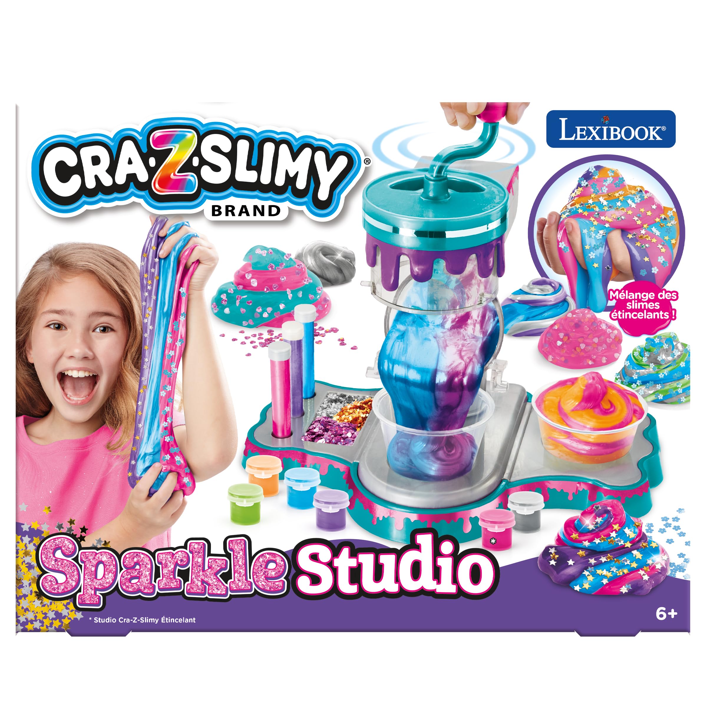 Lexibook Studio Slimy CRSLIM40 kit slime scintillante