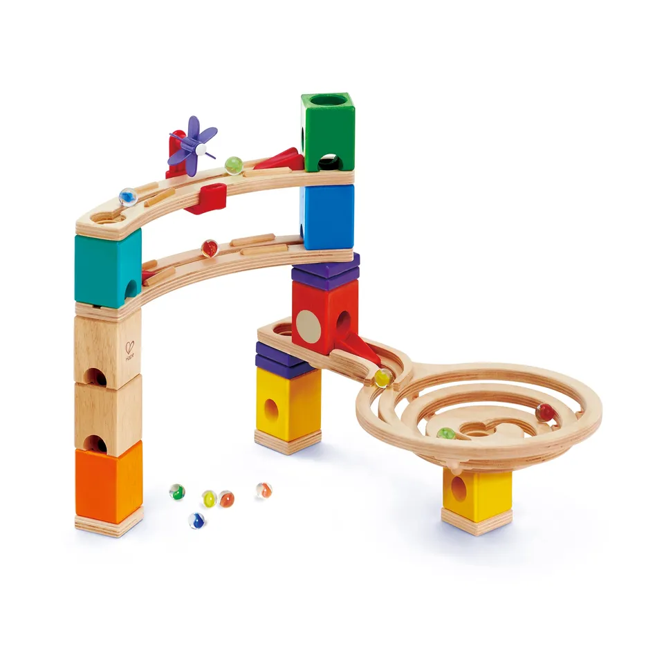 Hape Quadrilla Corsa al Traguardo Pista Biglie Legno 4 Anni