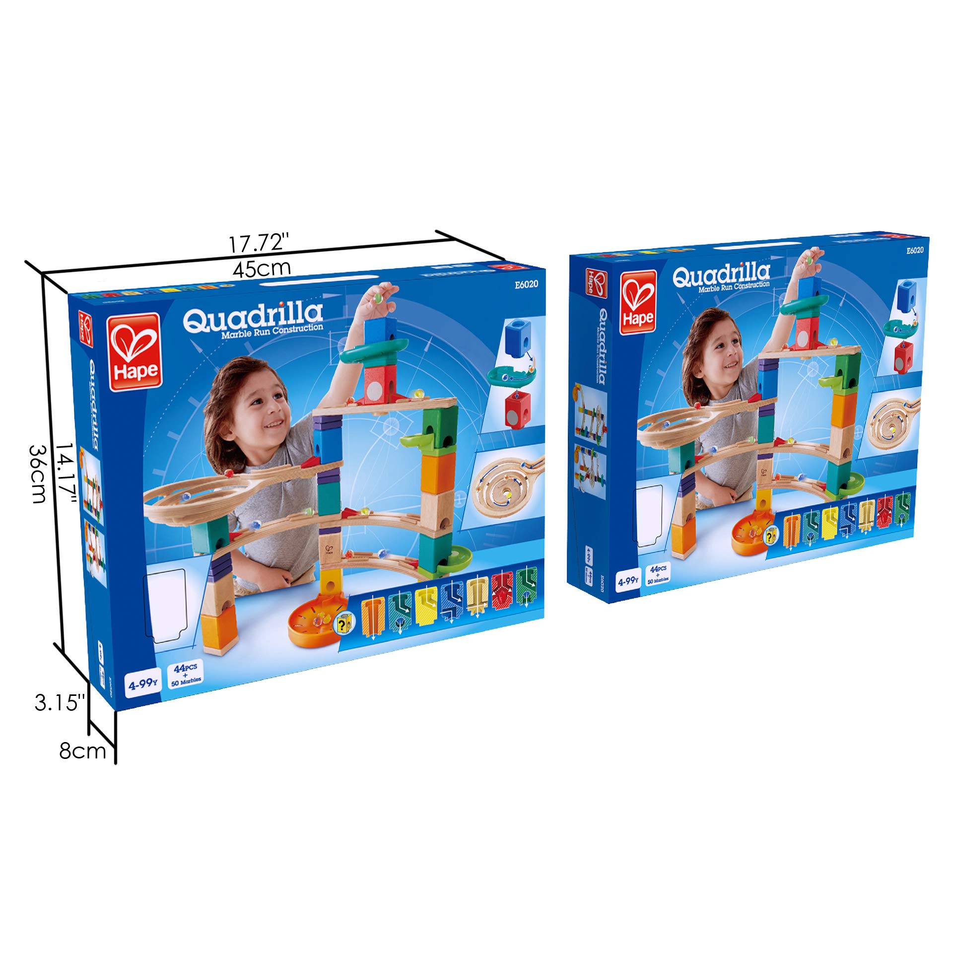 Hape Quadrilla Corsa Suspense Pista Biglie 4 Anni