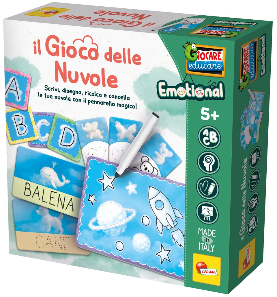 Lisciani Giocare Educare Emotional Gioco delle Nuvole kit creativo